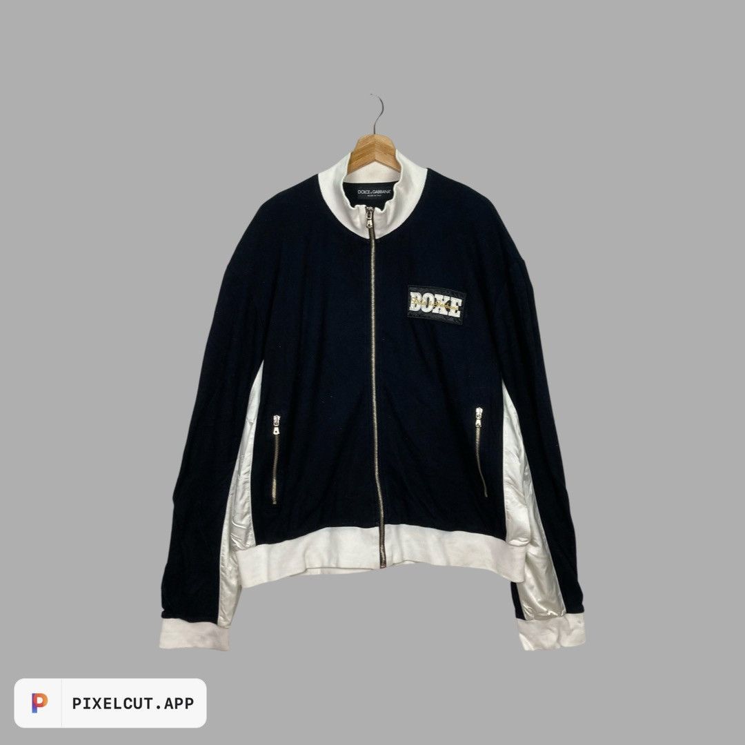 Dolce & Gabbana Purple Polyester Full Zip Long Sleeve Sweater