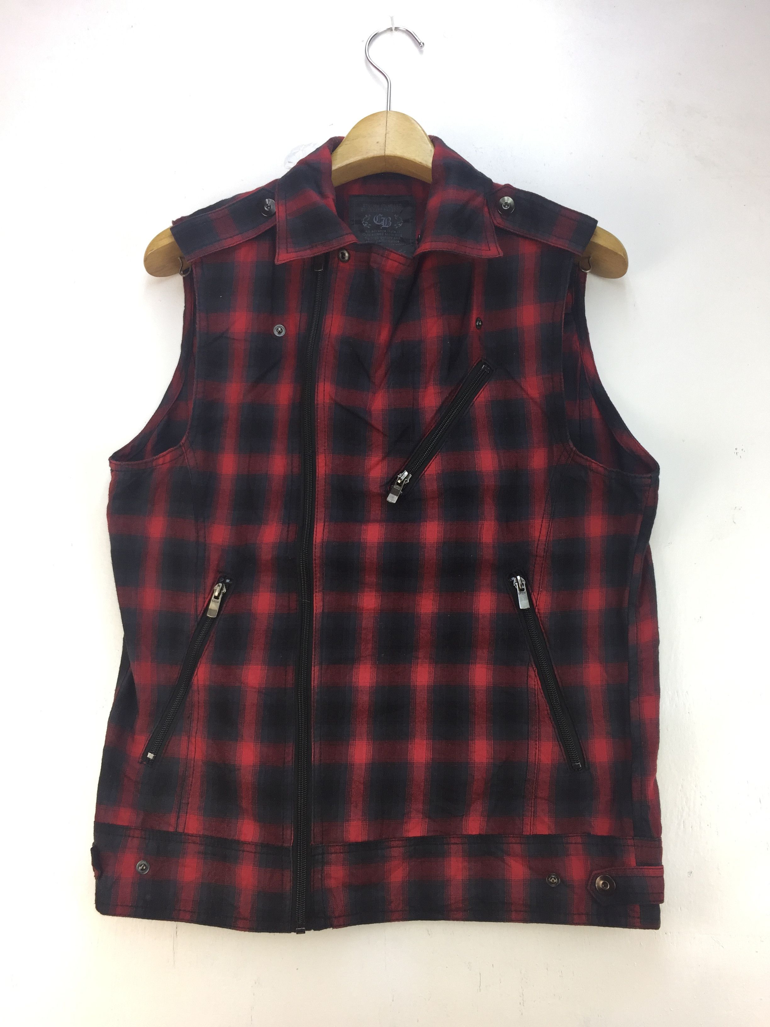 Japanese Brand CREATE BAREFOOT PUNK STYLE VEST Size US M / EU 48-50 / 2 - 1 Thumbnail