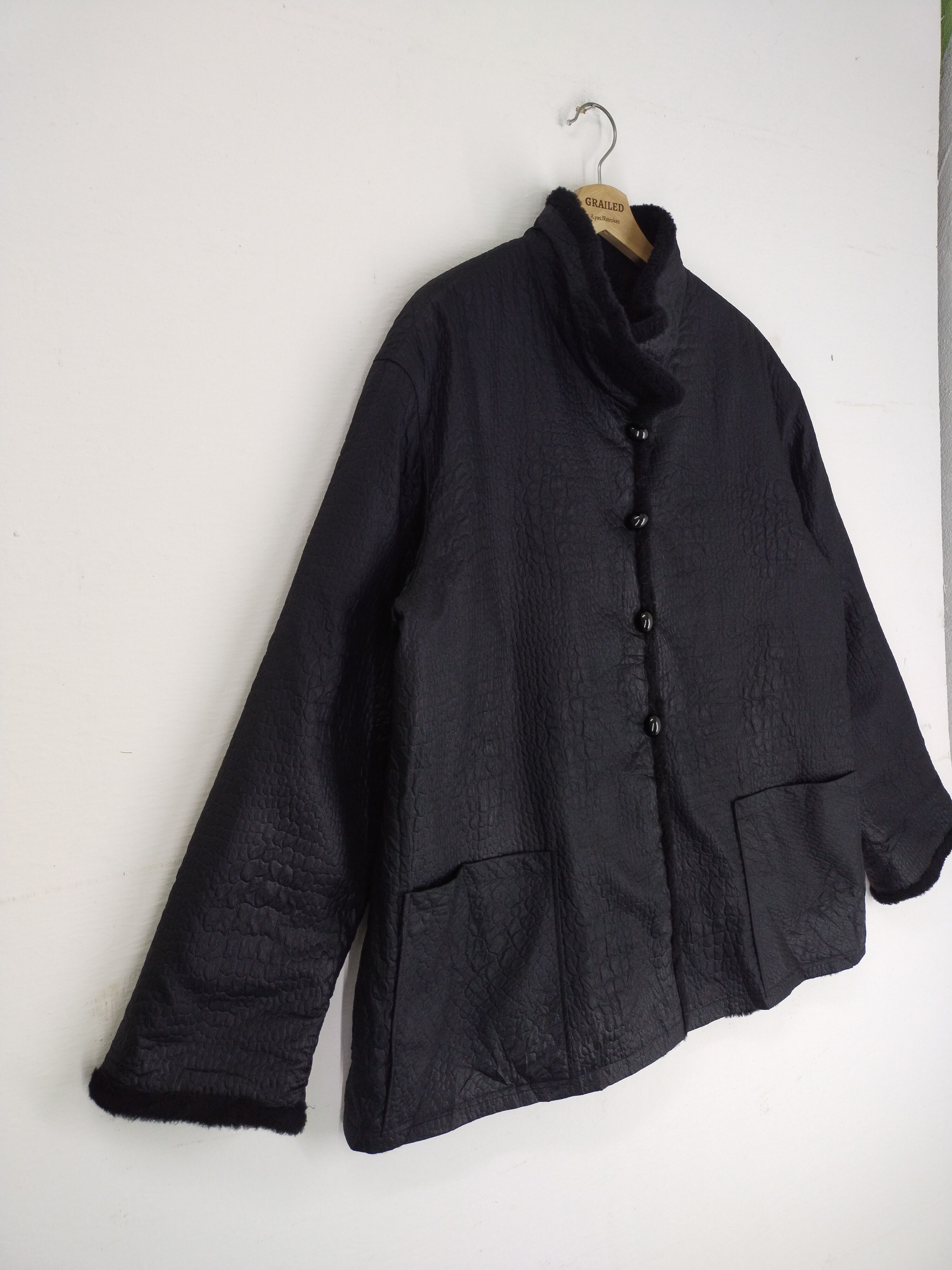 Japanese Brand × Vintage Vintage Emba International Reversible Fur Coat Jacket Size US L / EU 52-54 / 3 - 8 Thumbnail