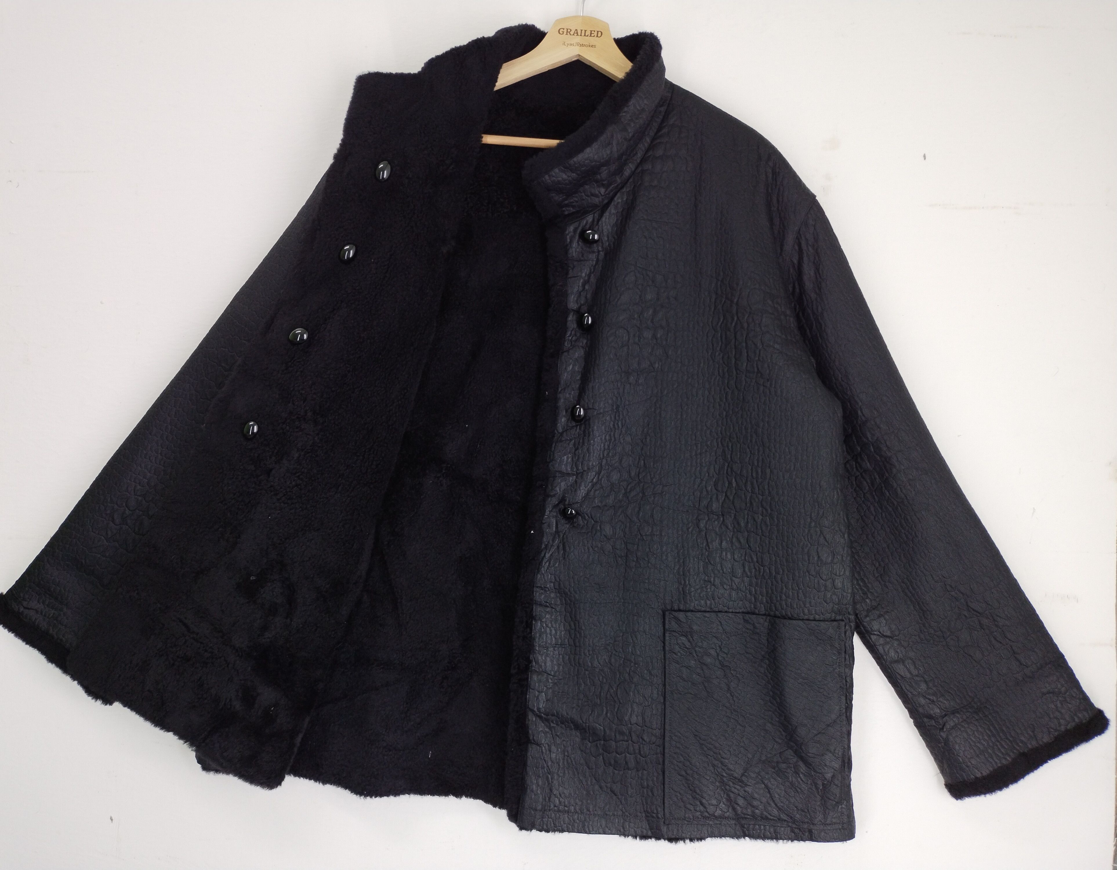 Japanese Brand × Vintage Vintage Emba International Reversible Fur Coat Jacket Size US L / EU 52-54 / 3 - 2 Thumbnail