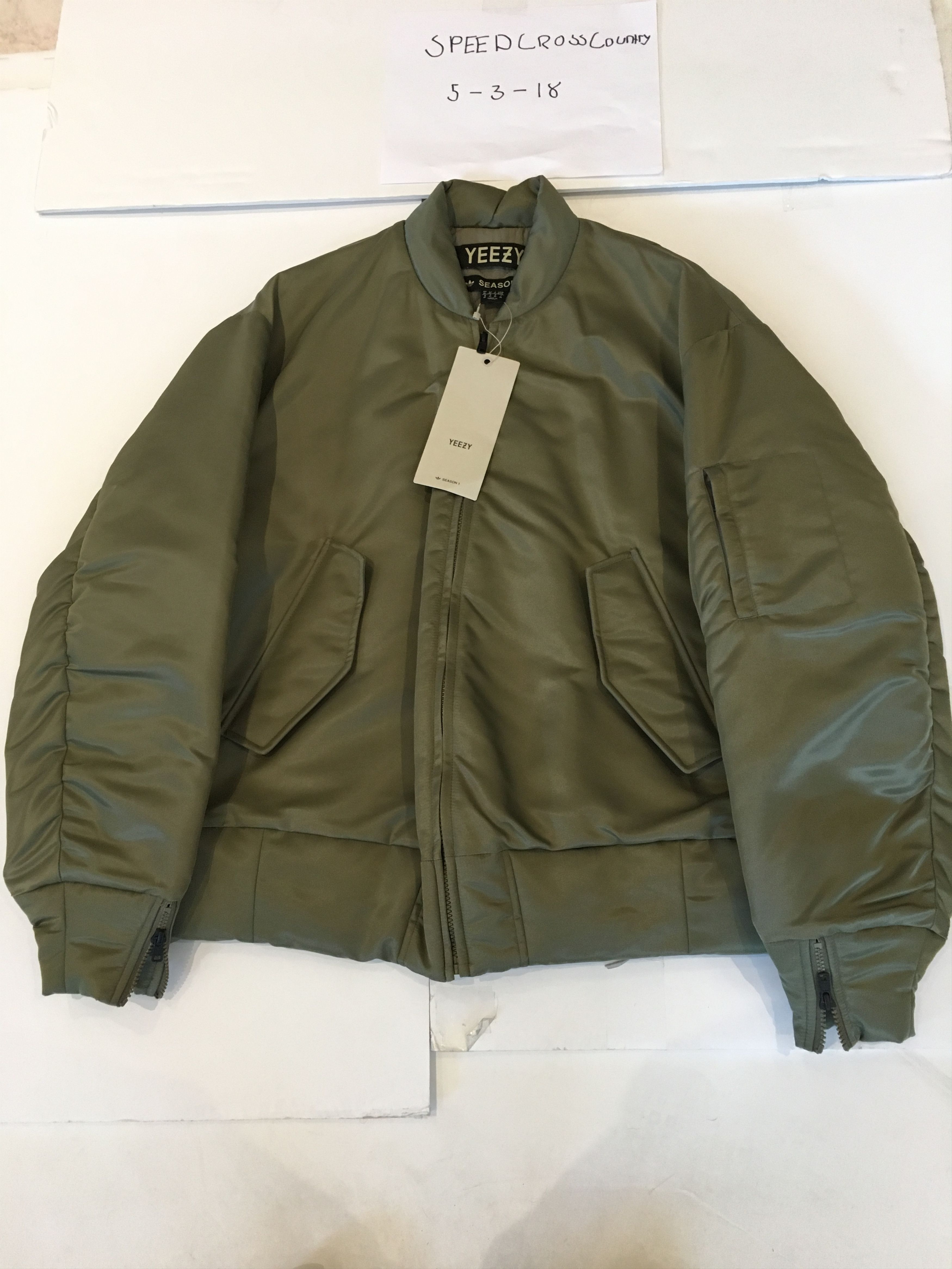 Yeezy Season Yeezy Season 1 Nylon Bomber | Grailed