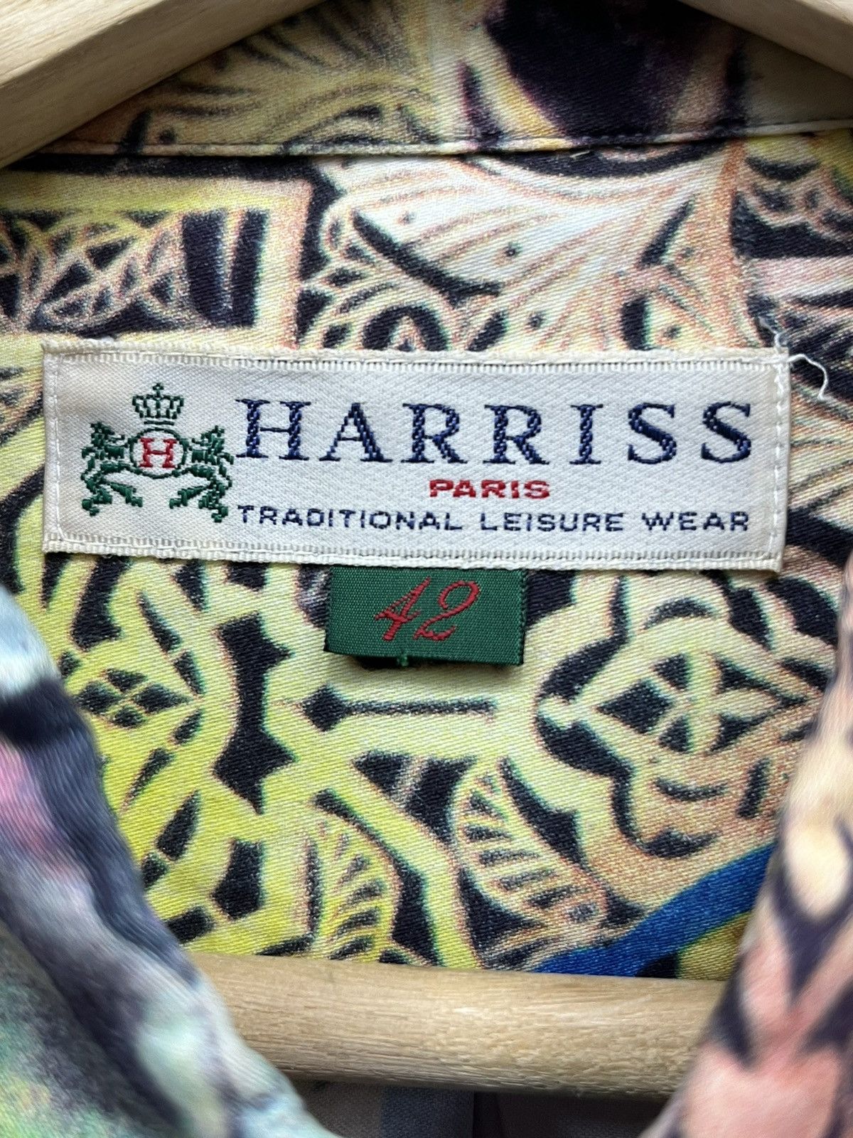 Arts & Science HARRISS PARIS Traditional Leisure Wear Full Print Longsleeve Size US M / EU 48-50 / 2 - 13 Thumbnail