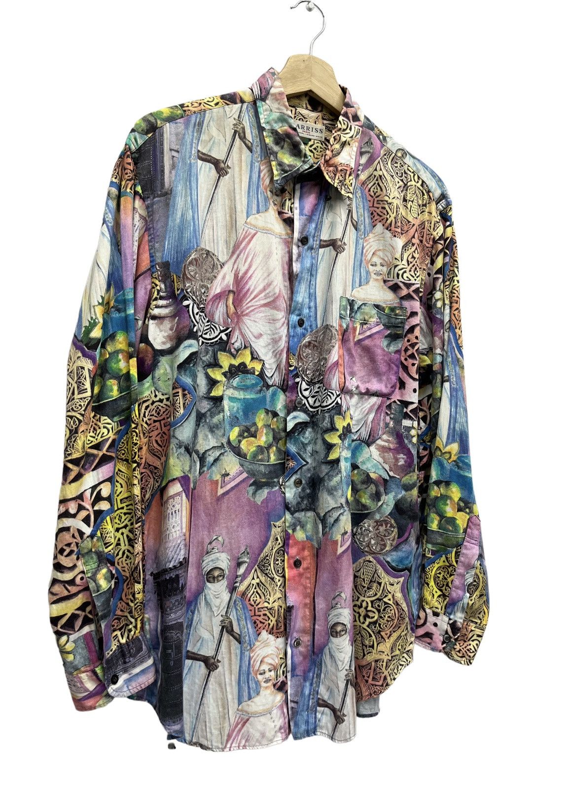 Arts & Science HARRISS PARIS Traditional Leisure Wear Full Print Longsleeve Size US M / EU 48-50 / 2 - 5 Thumbnail
