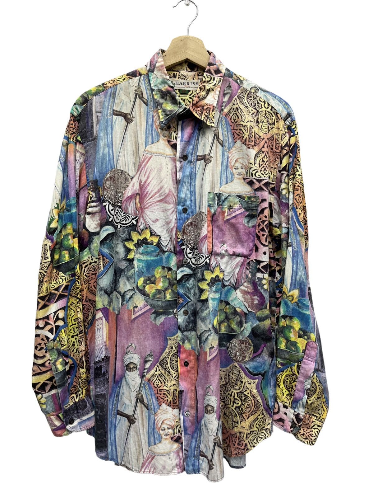 Arts & Science HARRISS PARIS Traditional Leisure Wear Full Print Longsleeve Size US M / EU 48-50 / 2 - 4 Thumbnail