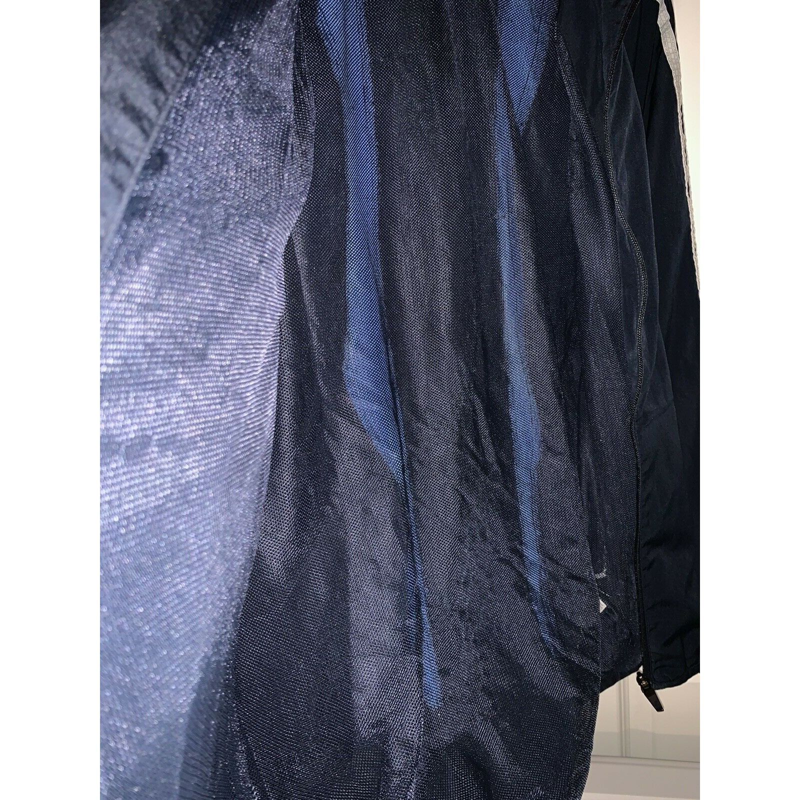 Adidas Adidas Navy/White Full Zip Men's Track Jacket - Size M UK 38 Size US M / EU 48-50 / 2 - 6 Thumbnail