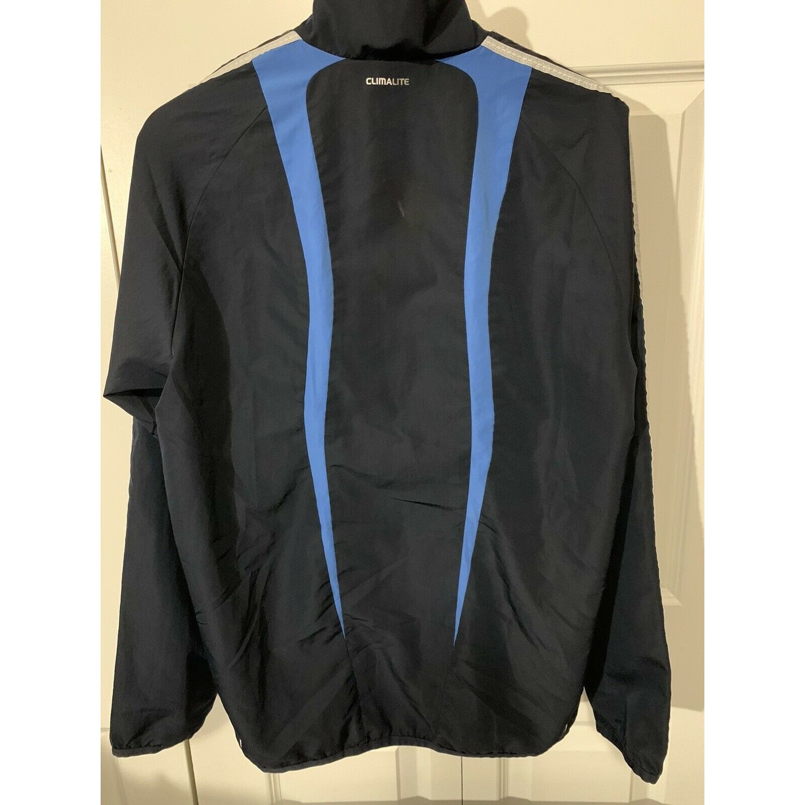 Adidas Adidas Navy/White Full Zip Men's Track Jacket - Size M UK 38 Size US M / EU 48-50 / 2 - 8 Thumbnail