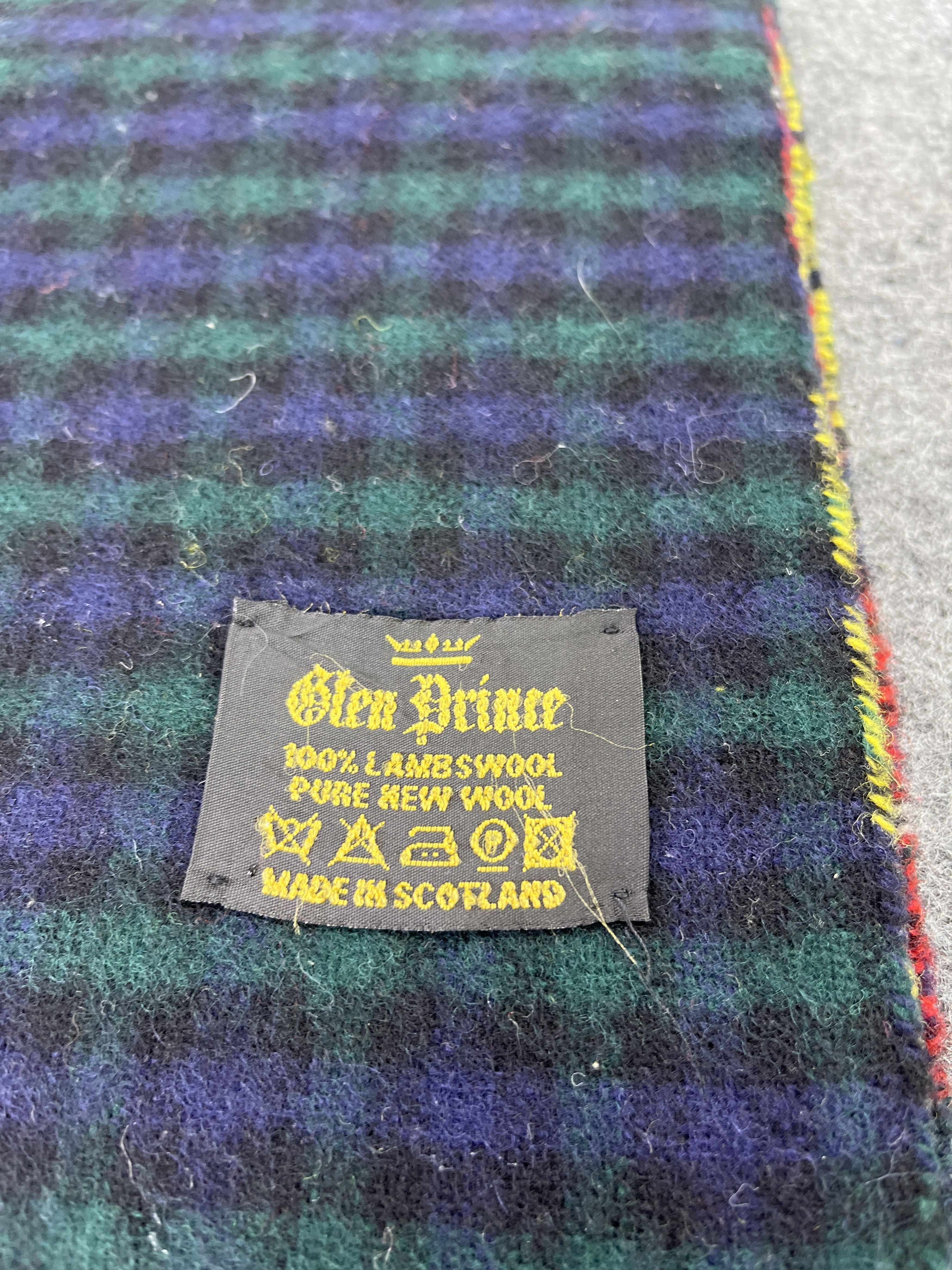 Vintage GLEN PRINCE SCARVES / MUFFLER / NECKWEAR T294 Size ONE SIZE - 7 Thumbnail