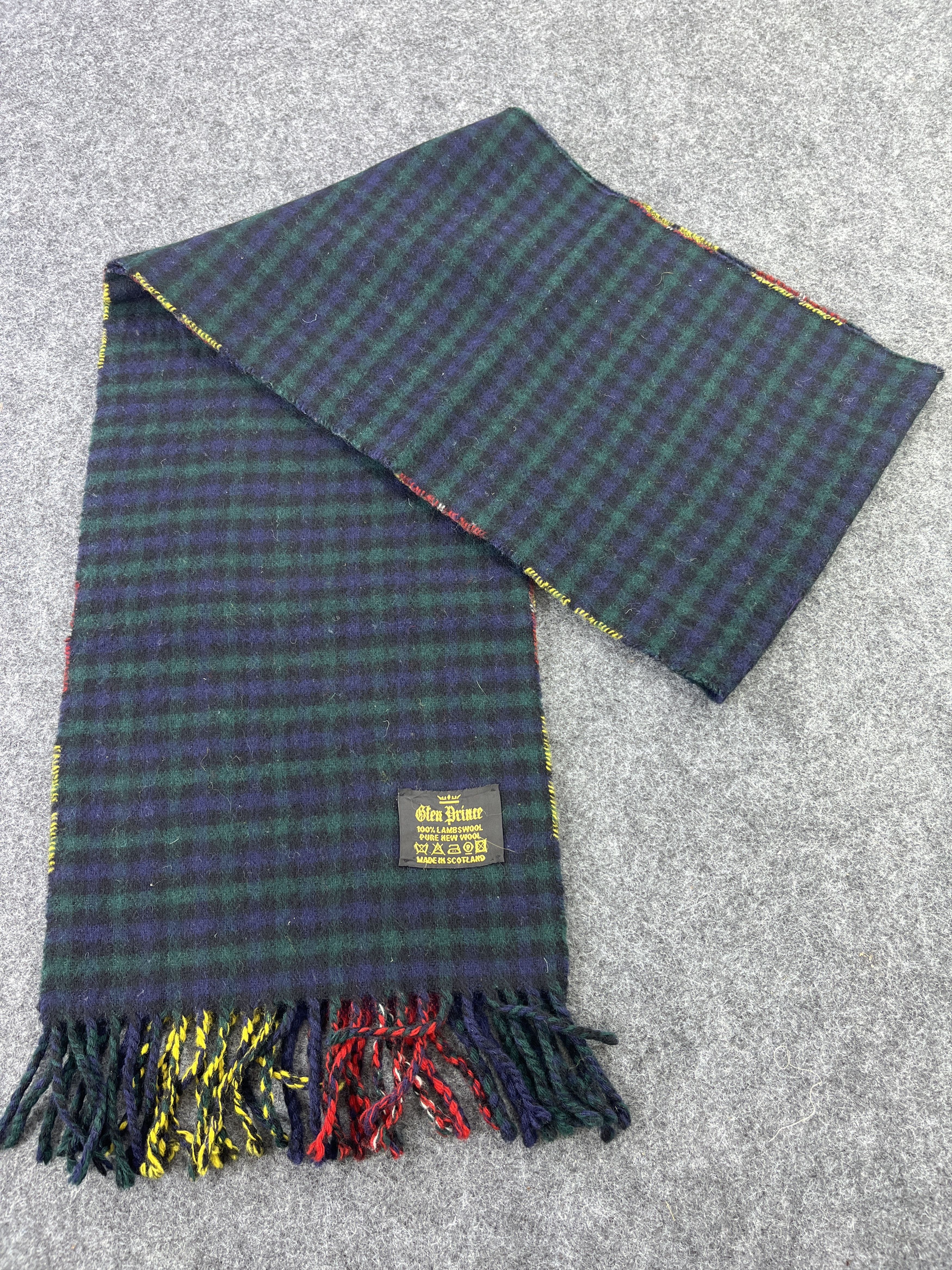Vintage GLEN PRINCE SCARVES / MUFFLER / NECKWEAR T294 Size ONE SIZE - 2 Thumbnail