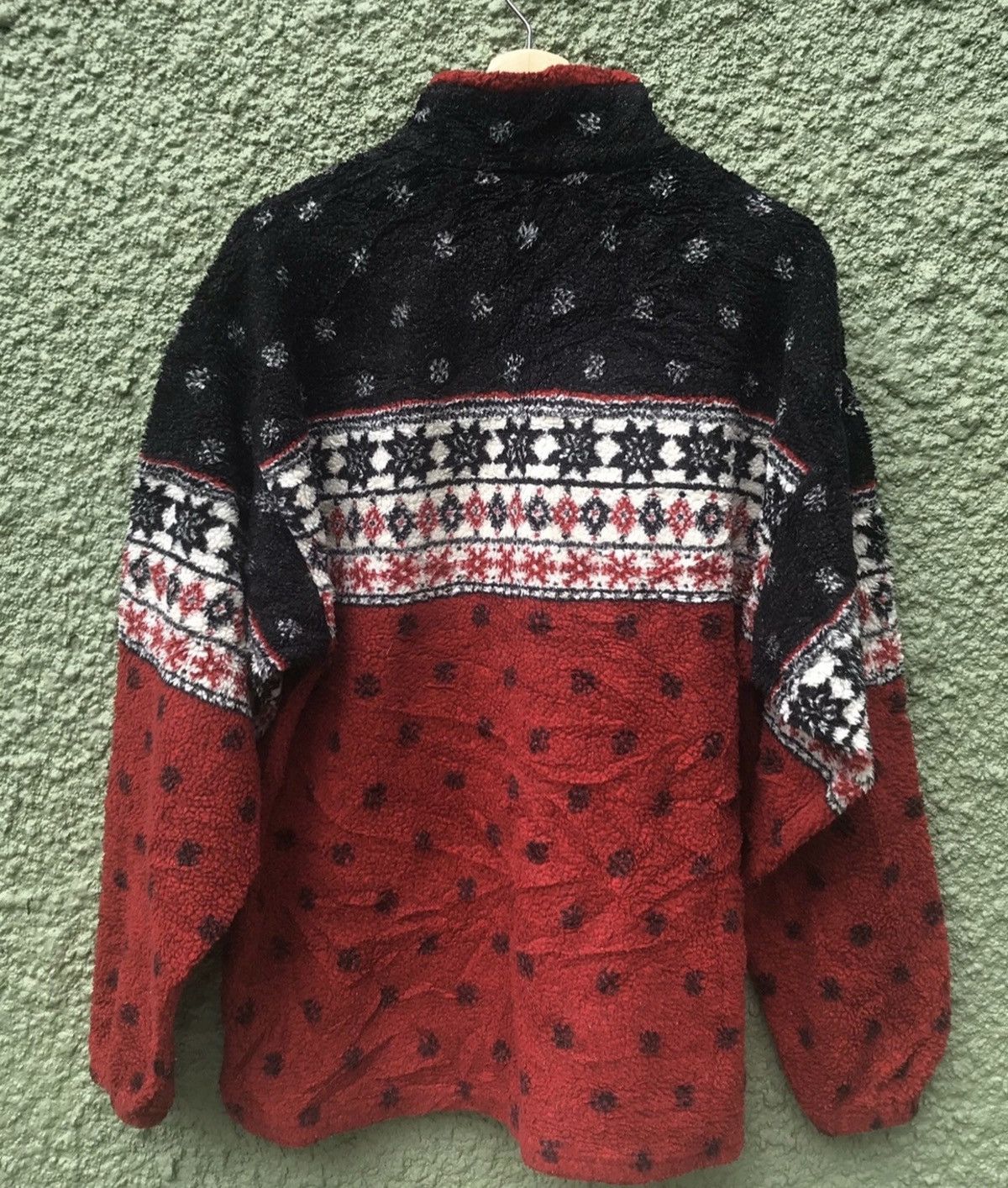 Vintage Fleece Half Zipper Jacket Bandana Size US M / EU 48-50 / 2 - 5 Thumbnail