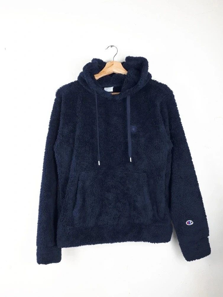Champion × Japanese Brand × Vintage Vintage Champion Mini Logo C Fleece Hoodie Size US S / EU 44-46 / 1 - 1 Thumbnail