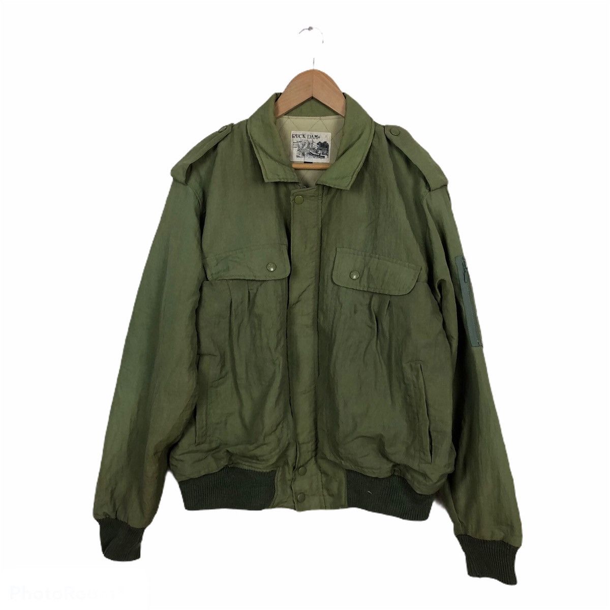 Japanese Brand VINTAGE MILITARY RUCK DAM BOMBER JACKET Size US L / EU 52-54 / 3 - 1 Thumbnail