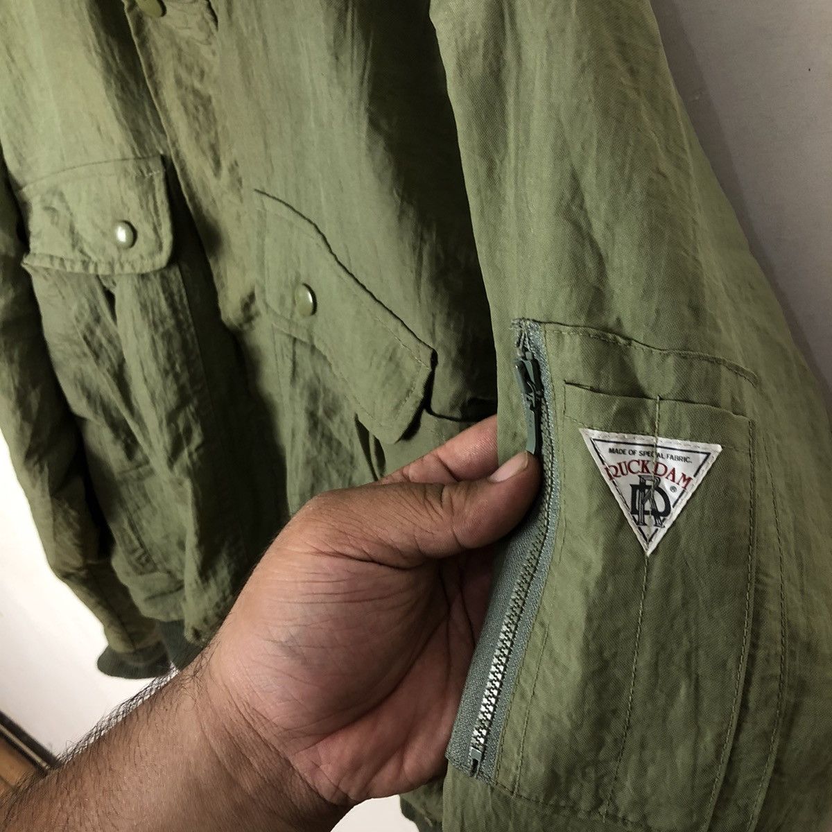 Japanese Brand VINTAGE MILITARY RUCK DAM BOMBER JACKET Size US L / EU 52-54 / 3 - 5 Thumbnail