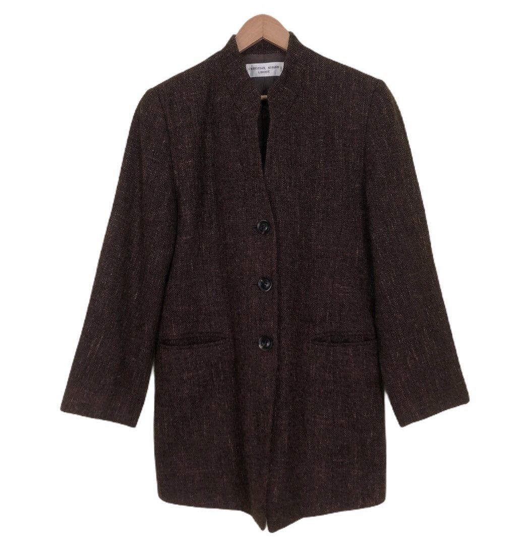 Vintage Christian Aujard Liberte Wool Coat Size US M / EU 48-50 / 2 - 1 Thumbnail