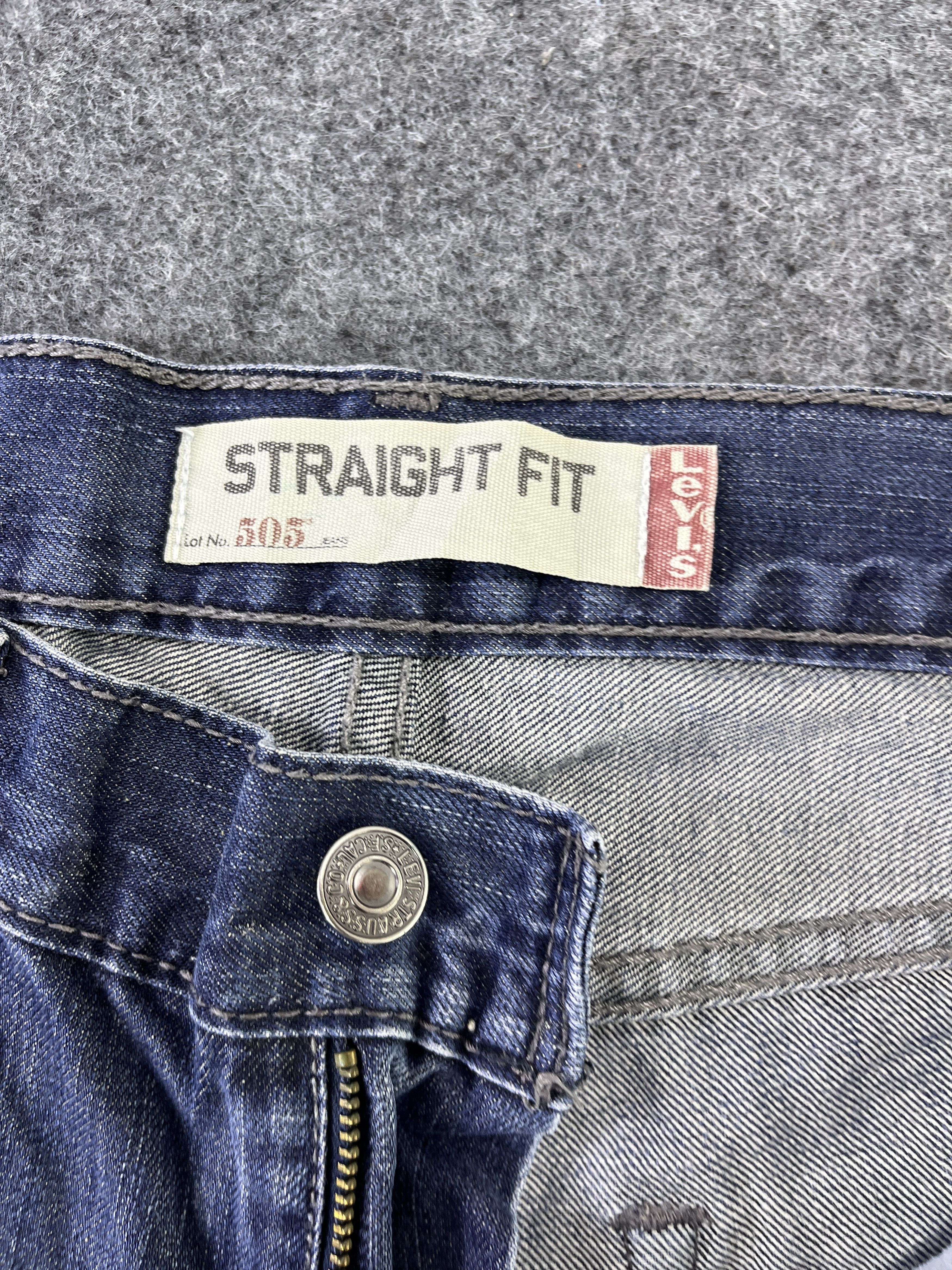 Levi's Vintage Levis 505 Blue Wash Jeans - J843 Size US 30 / EU 46 - 6 Thumbnail