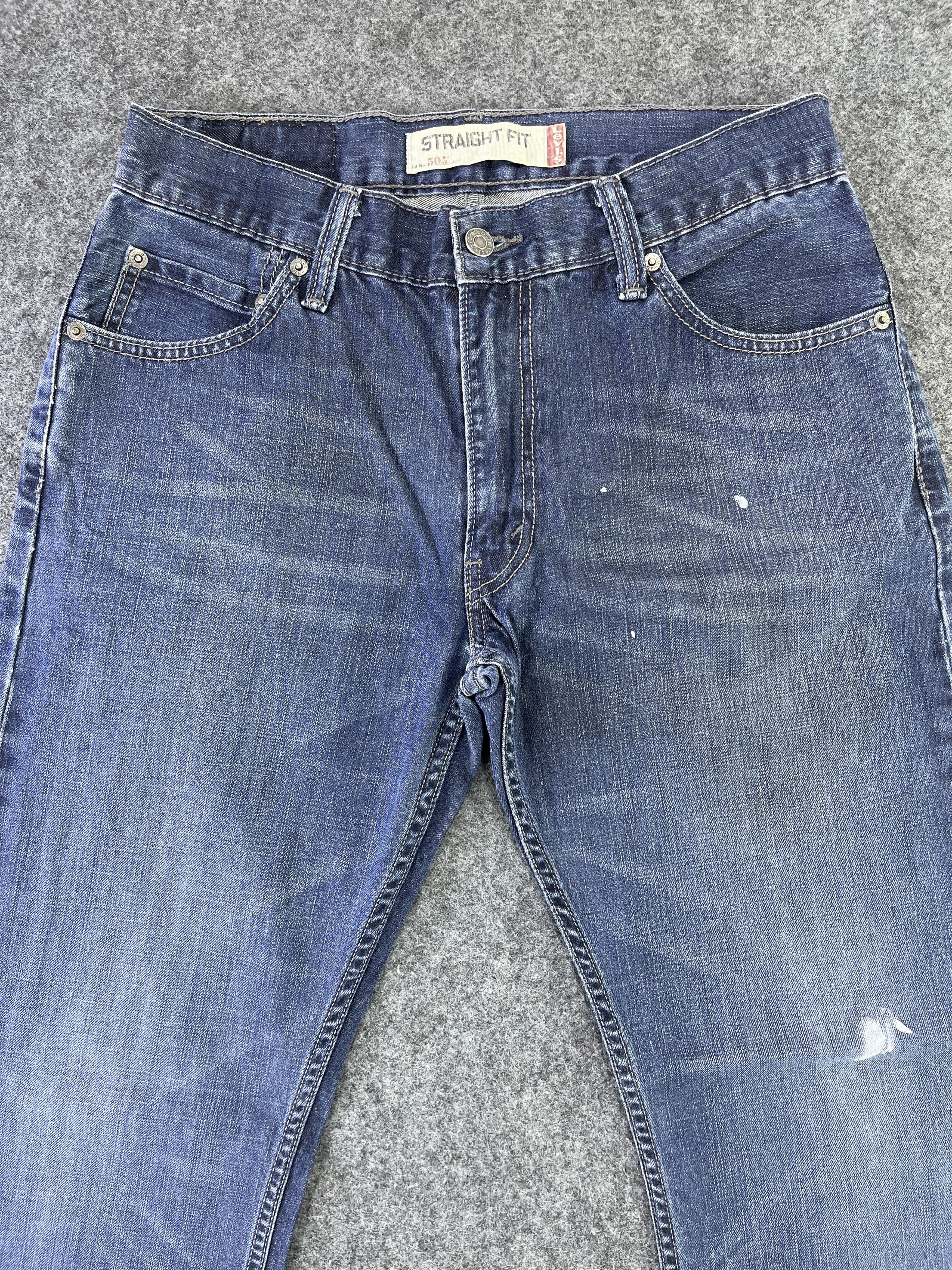 Levi's Vintage Levis 505 Blue Wash Jeans - J843 Size US 30 / EU 46 - 2 Thumbnail