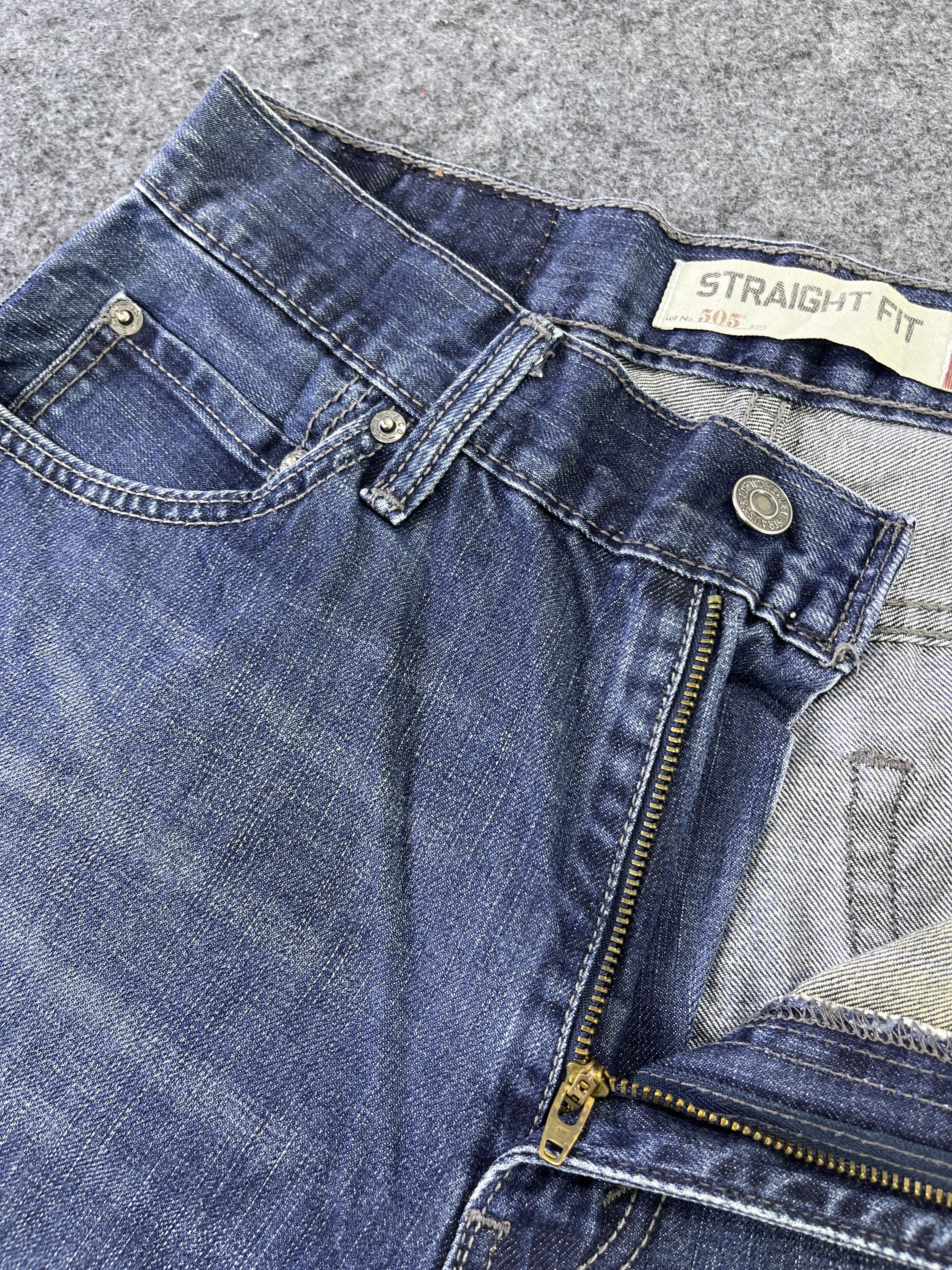 Levi's Vintage Levis 505 Blue Wash Jeans - J843 Size US 30 / EU 46 - 5 Thumbnail