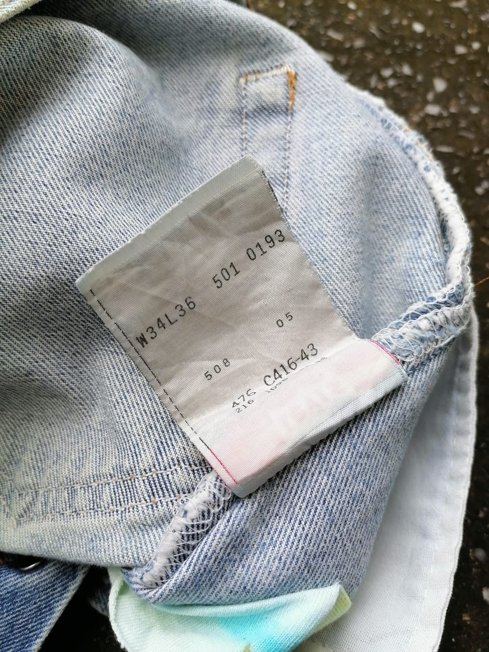 Levi's × Levi's Vintage Clothing Levi's Strauss 508 Fly Button Distressed Denim Jeans Size US 34 / EU 50 - 3 Thumbnail