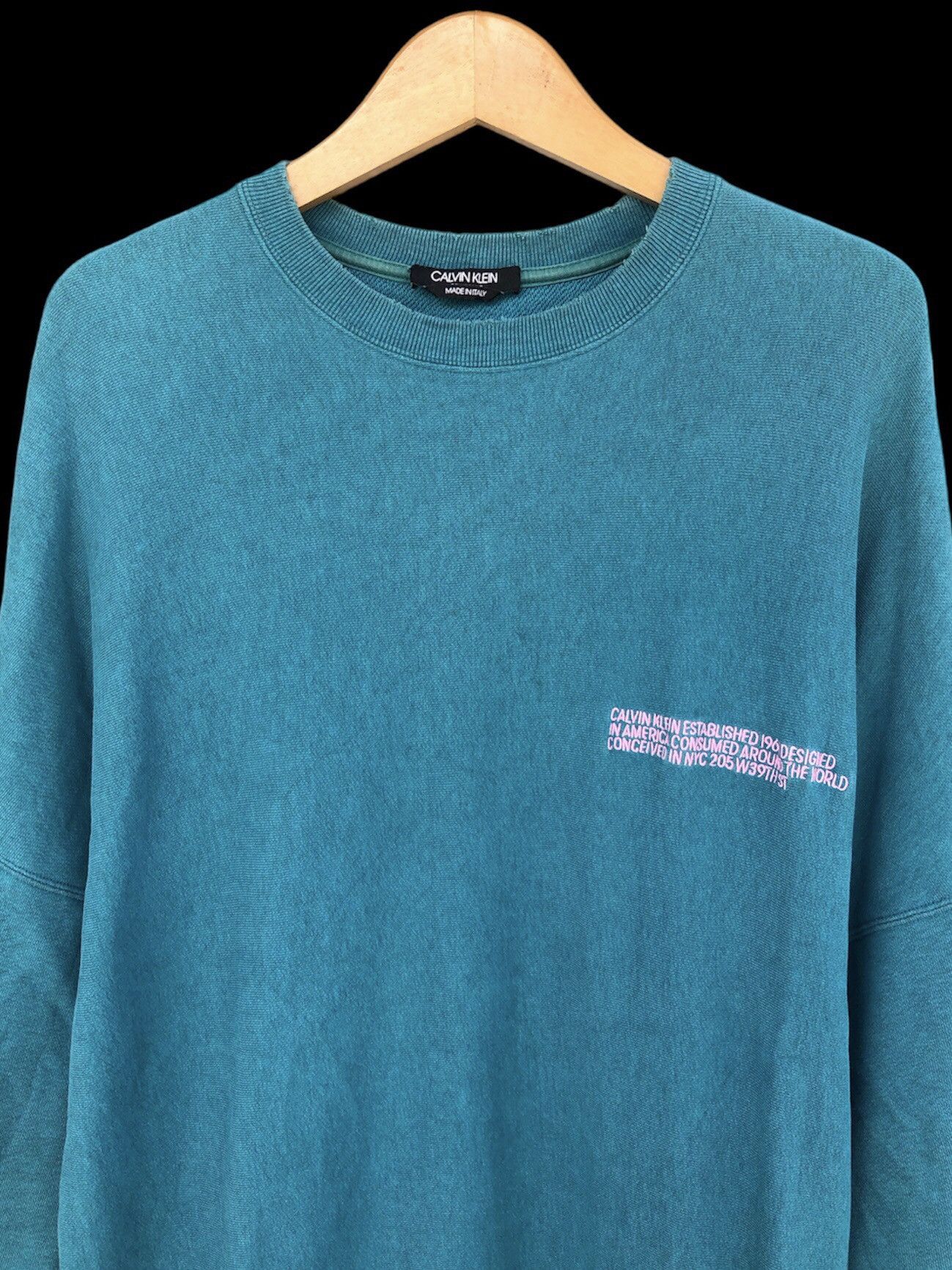 Calvin Klein 205W39NYC × Raf Simons Calvin klein 205w39nyc Raf Simons SS19 Sweatshirt Oversize Size US XL / EU 56 / 4 - 2 Thumbnail