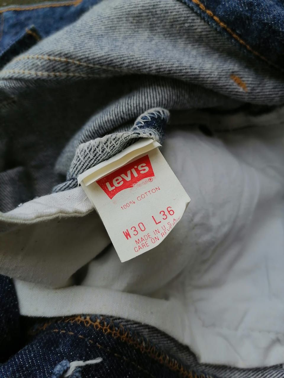 Levi's Vintage Clothing Levi's Strauss 501 Fly Button Denim Jeans Size US 28 / EU 44 - 6 Thumbnail