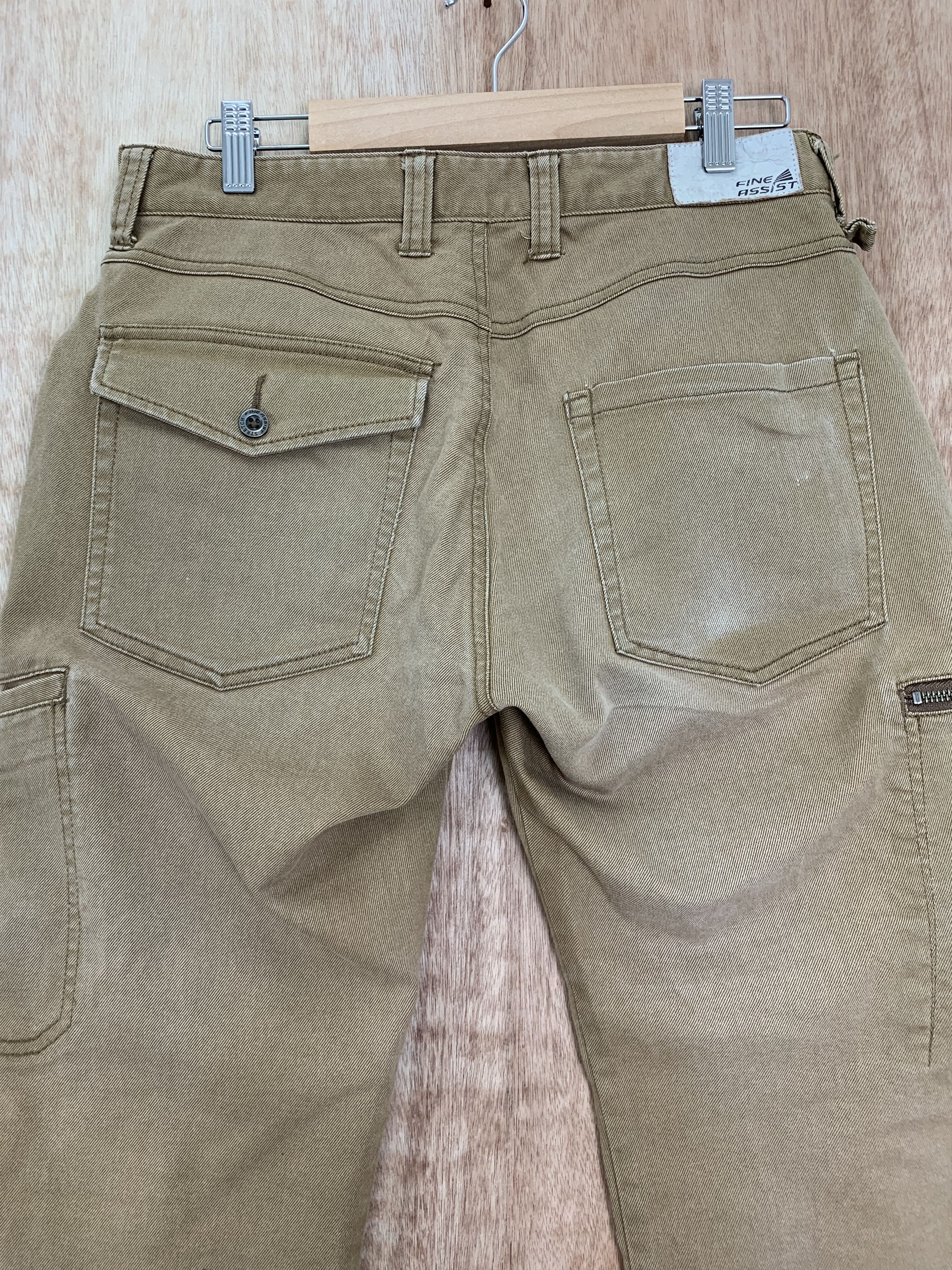 Japanese Brand Cargo Pants Field Asist Multipocket Brown Vtg Streetwear Size US 28 / EU 44 - 10 Thumbnail
