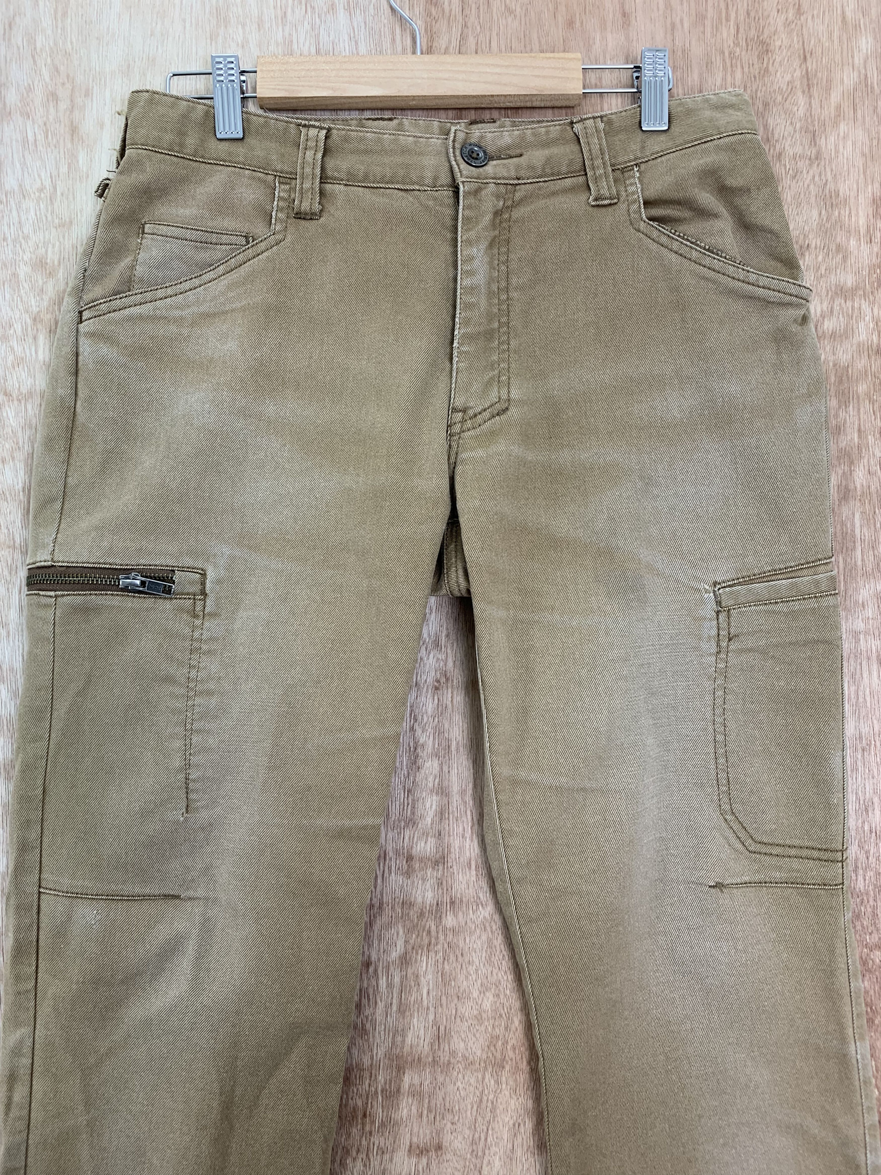 Japanese Brand Cargo Pants Field Asist Multipocket Brown Vtg Streetwear Size US 28 / EU 44 - 2 Thumbnail