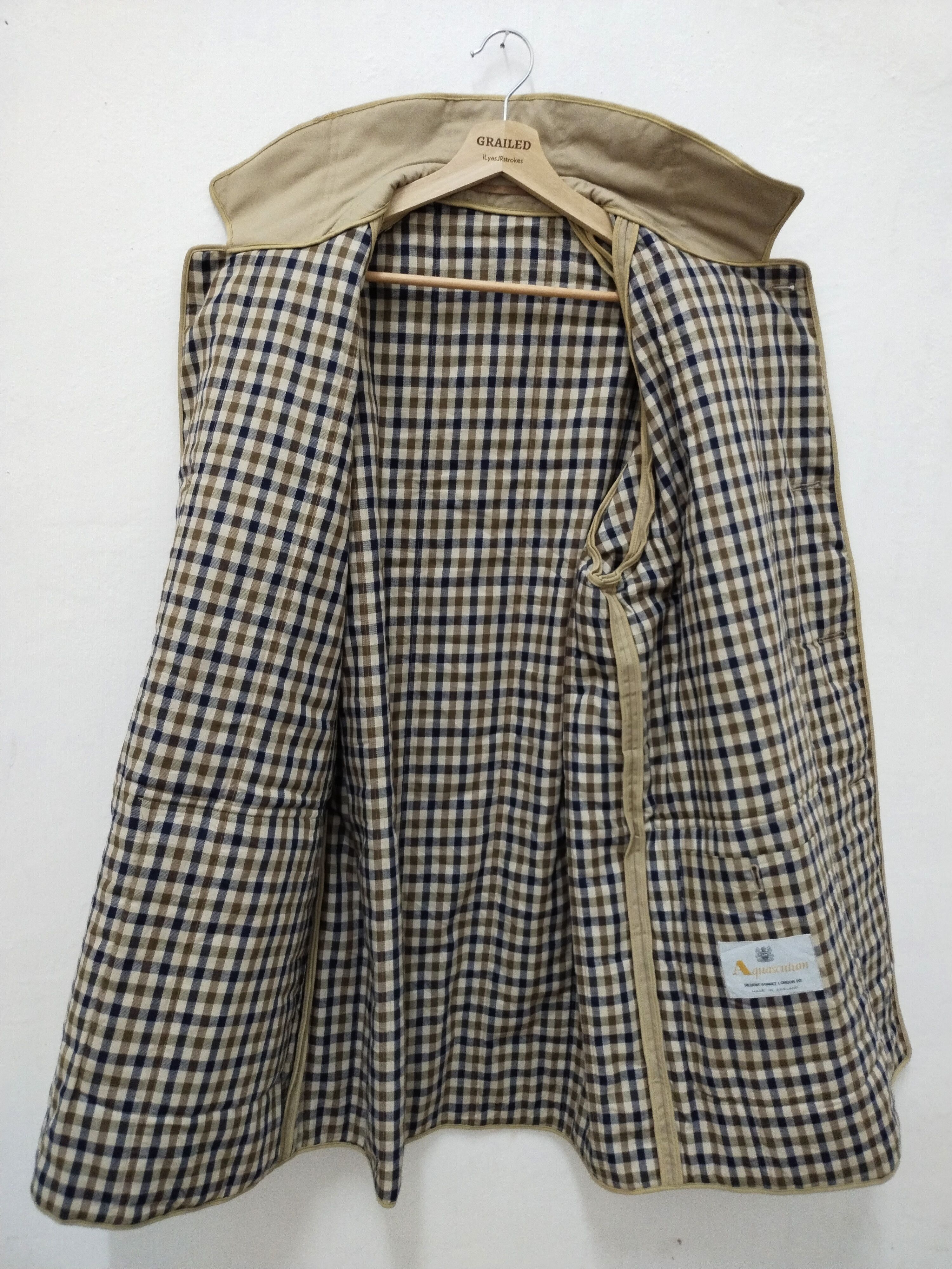Aquascutum Trench Coat Jacket Size US L / EU 52-54 / 3 - 10 Thumbnail
