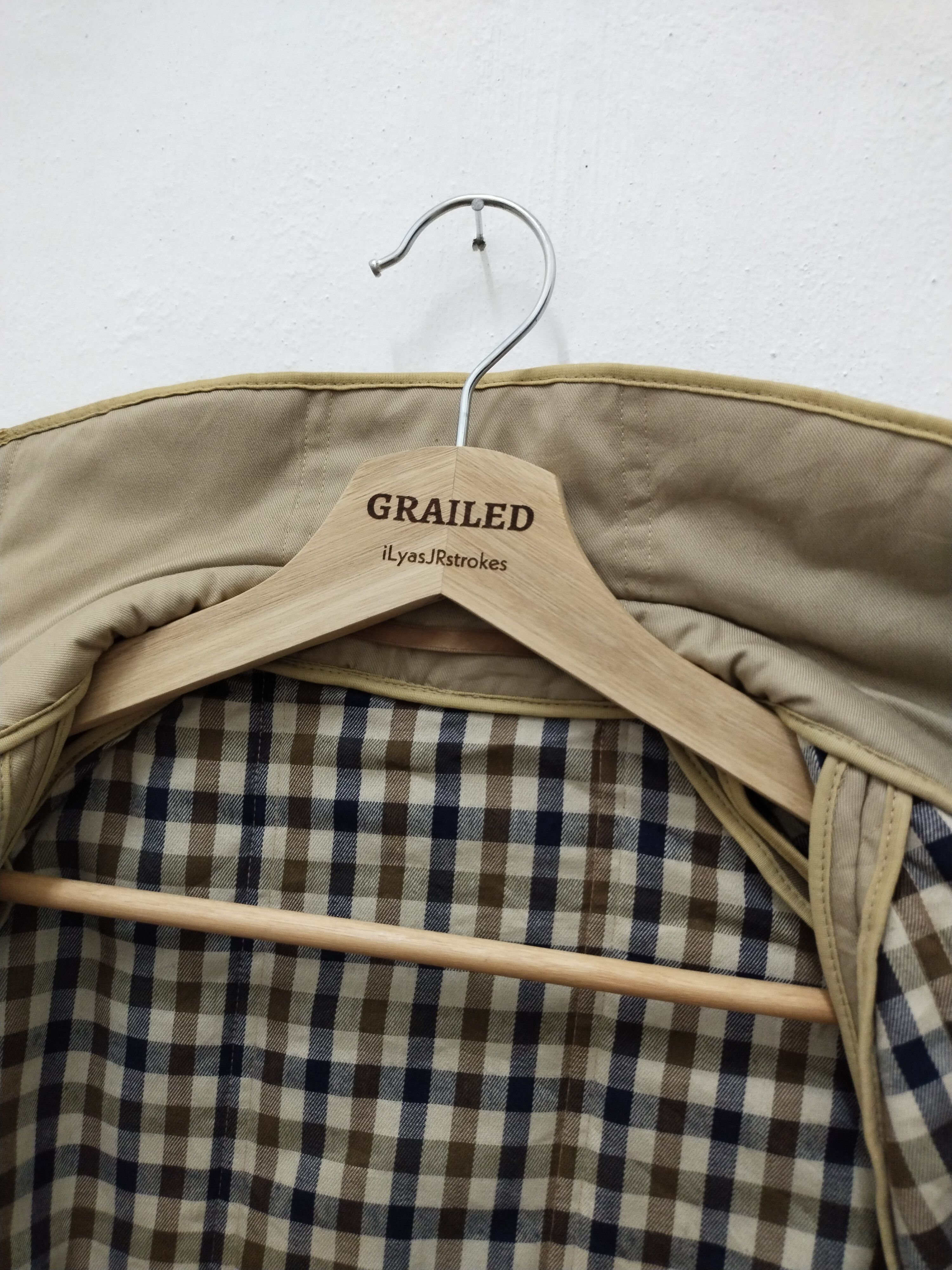 Aquascutum Trench Coat Jacket Size US L / EU 52-54 / 3 - 20 Thumbnail