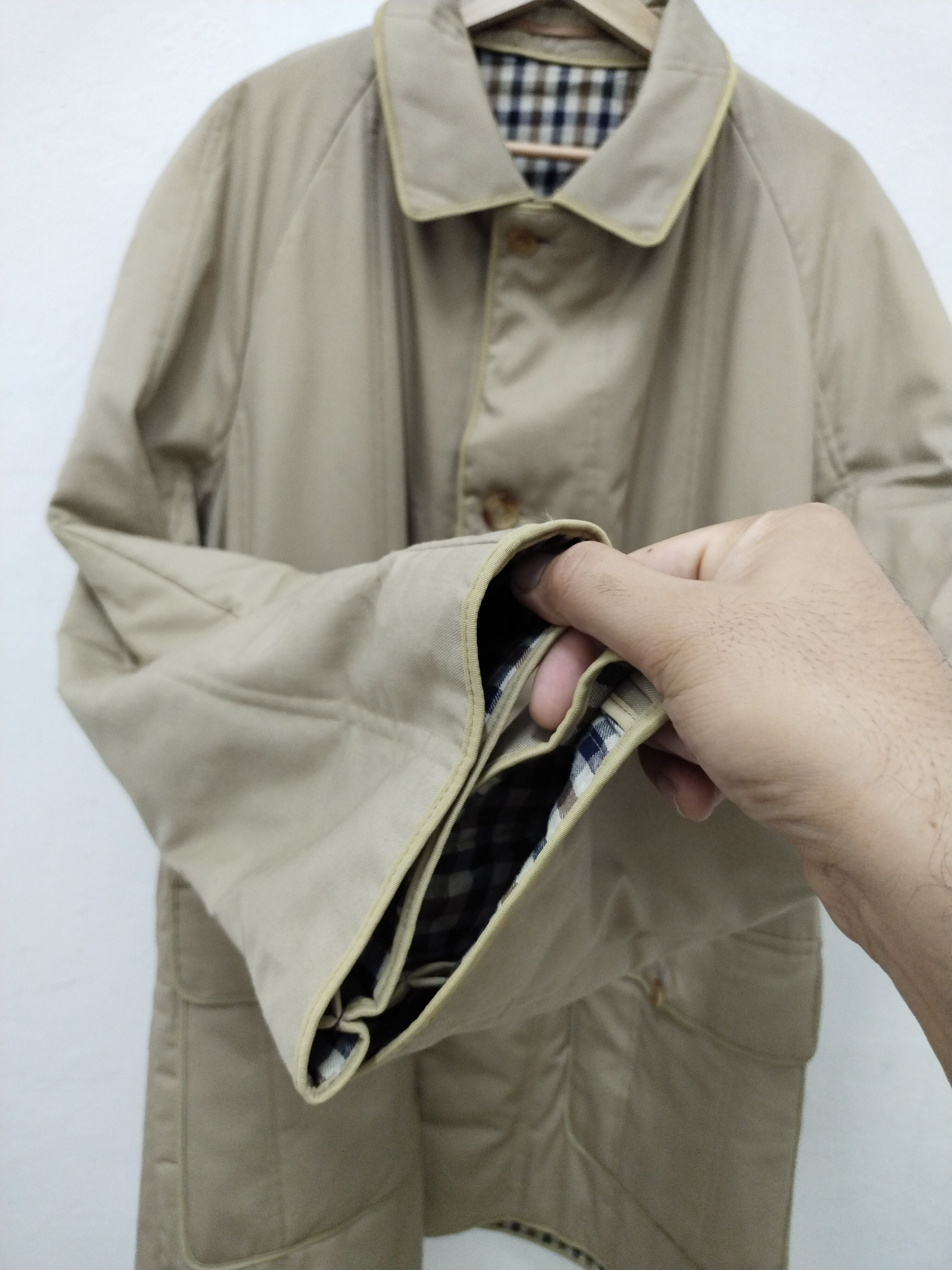 Aquascutum Trench Coat Jacket Size US L / EU 52-54 / 3 - 4 Thumbnail