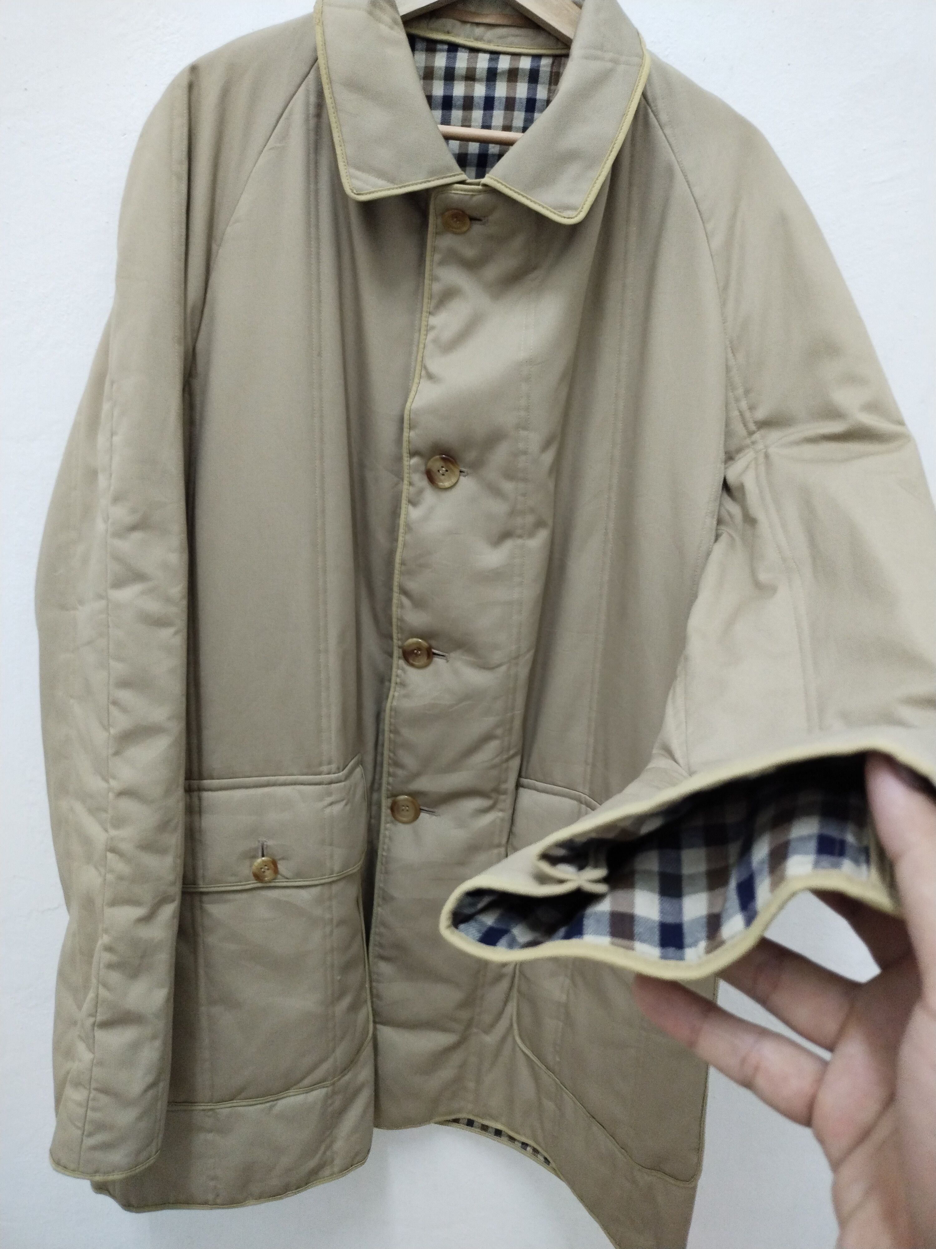 Aquascutum Trench Coat Jacket Size US L / EU 52-54 / 3 - 5 Thumbnail