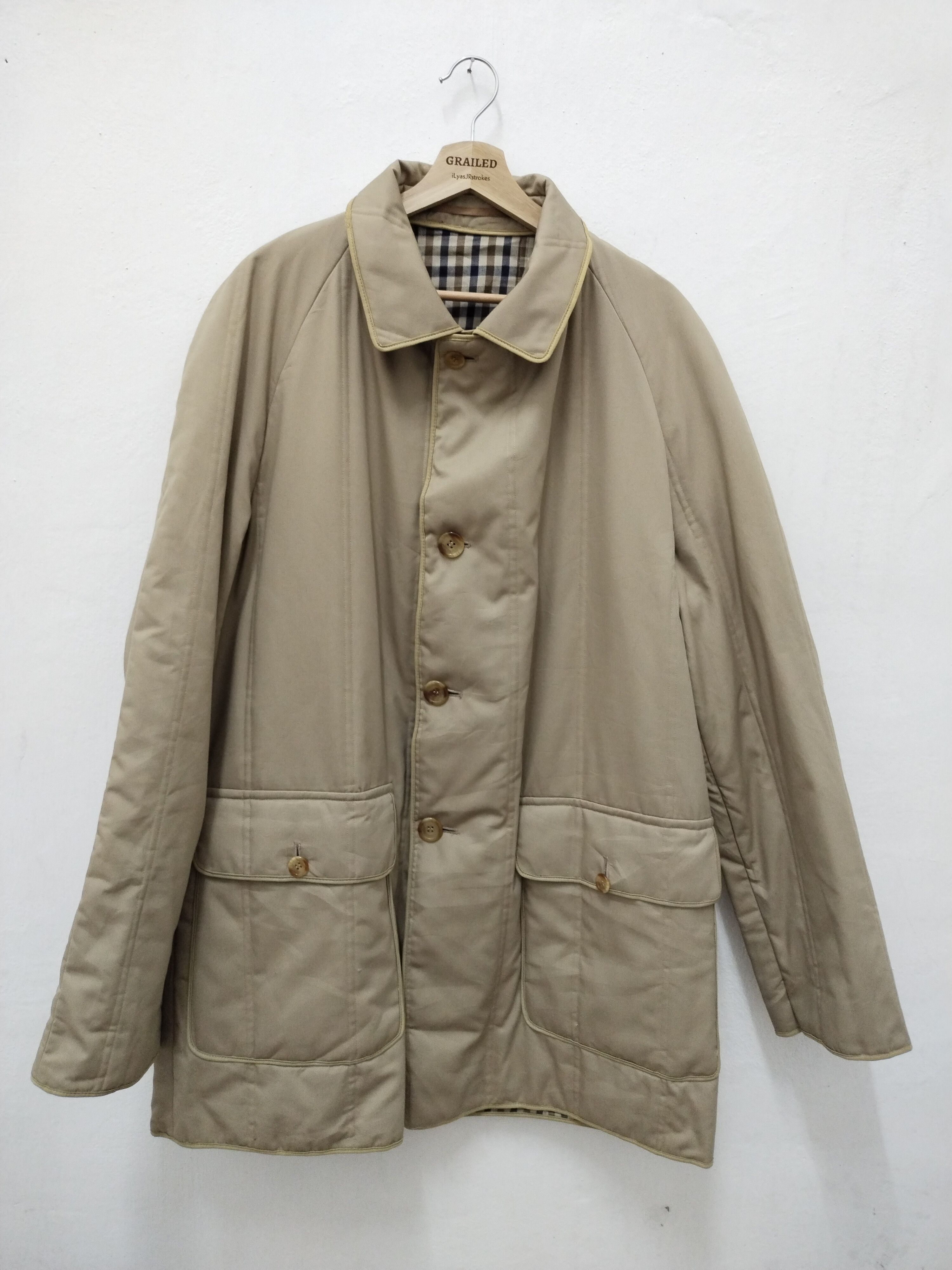 Aquascutum Trench Coat Jacket Size US L / EU 52-54 / 3 - 7 Thumbnail