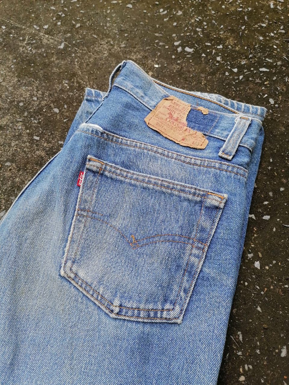 Levi's × Levi's Vintage Clothing Levi's Strauss 501xx Fly Button Nice Design Denim Jeans Size US 28 / EU 44 - 5 Thumbnail