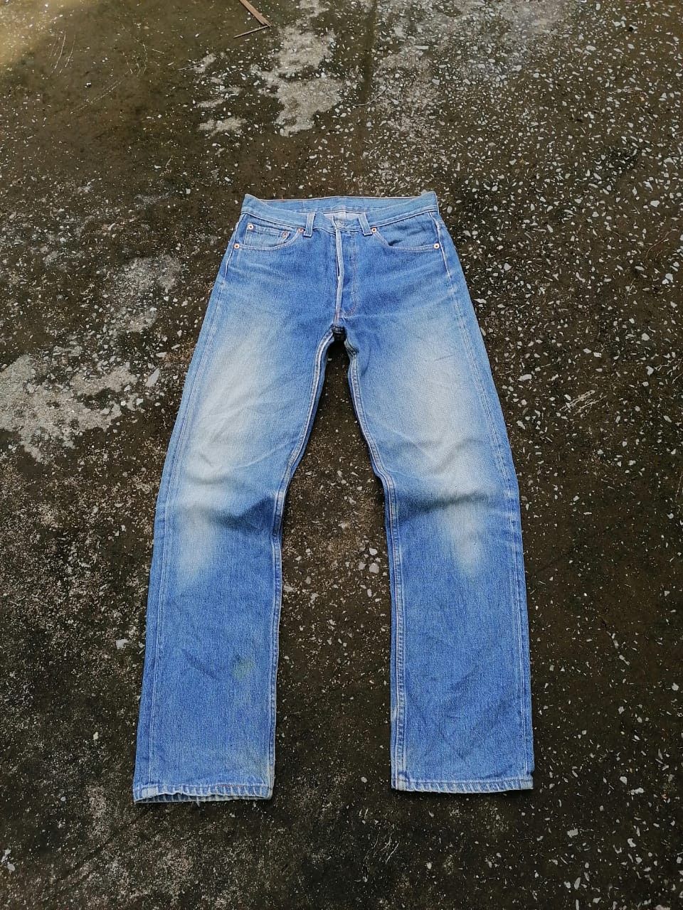 Levi's Strauss 501xx Fly Button Nice Design Denim Jeans