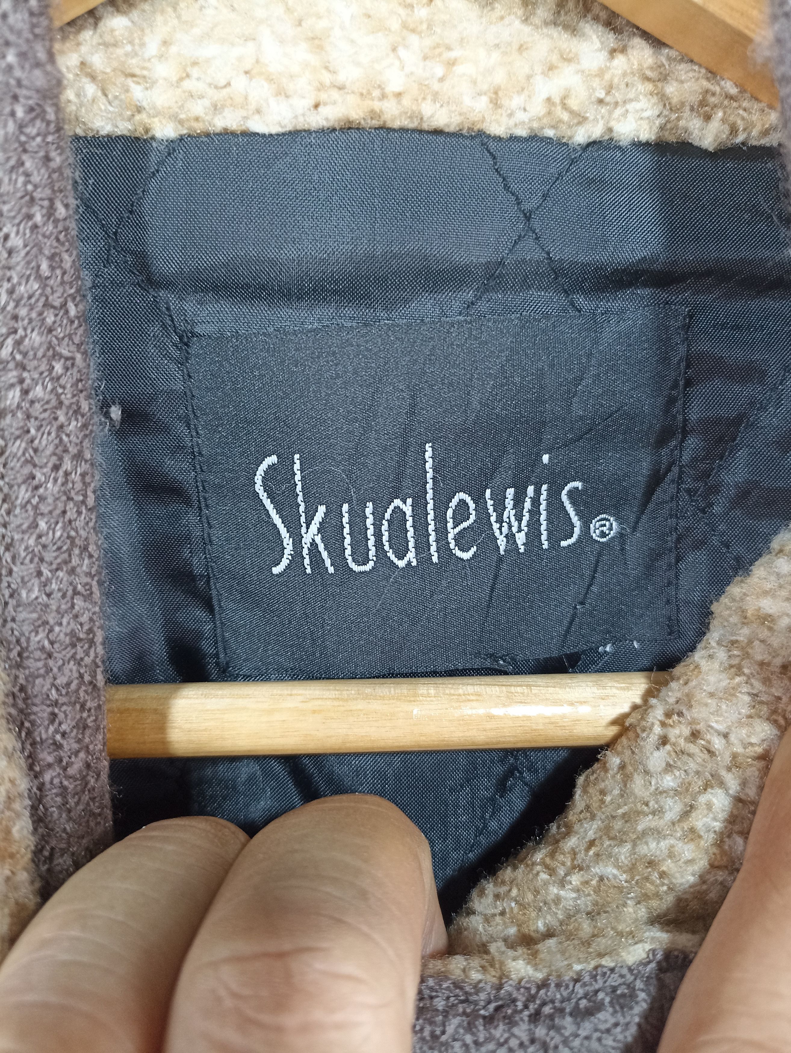 Japanese Brand × Vintage Vintage Skualewis sherpa fleece button jacket Size US M / EU 48-50 / 2 - 5 Thumbnail