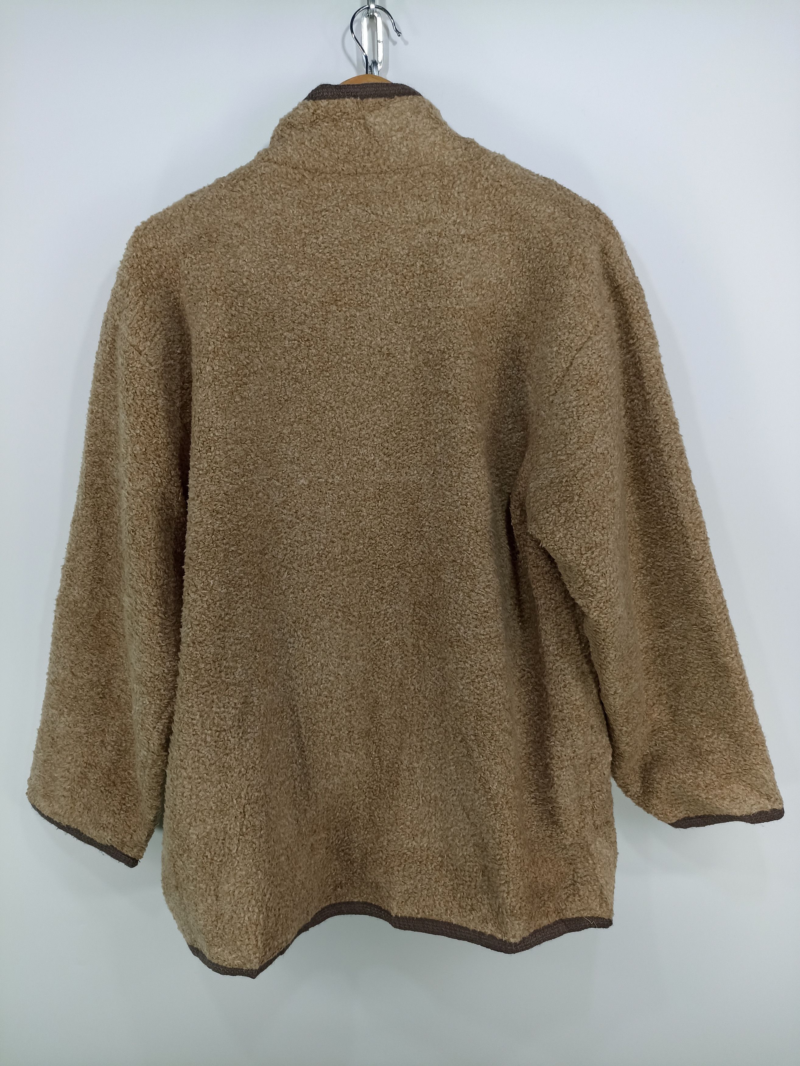 Japanese Brand × Vintage Vintage Skualewis sherpa fleece button jacket Size US M / EU 48-50 / 2 - 2 Thumbnail
