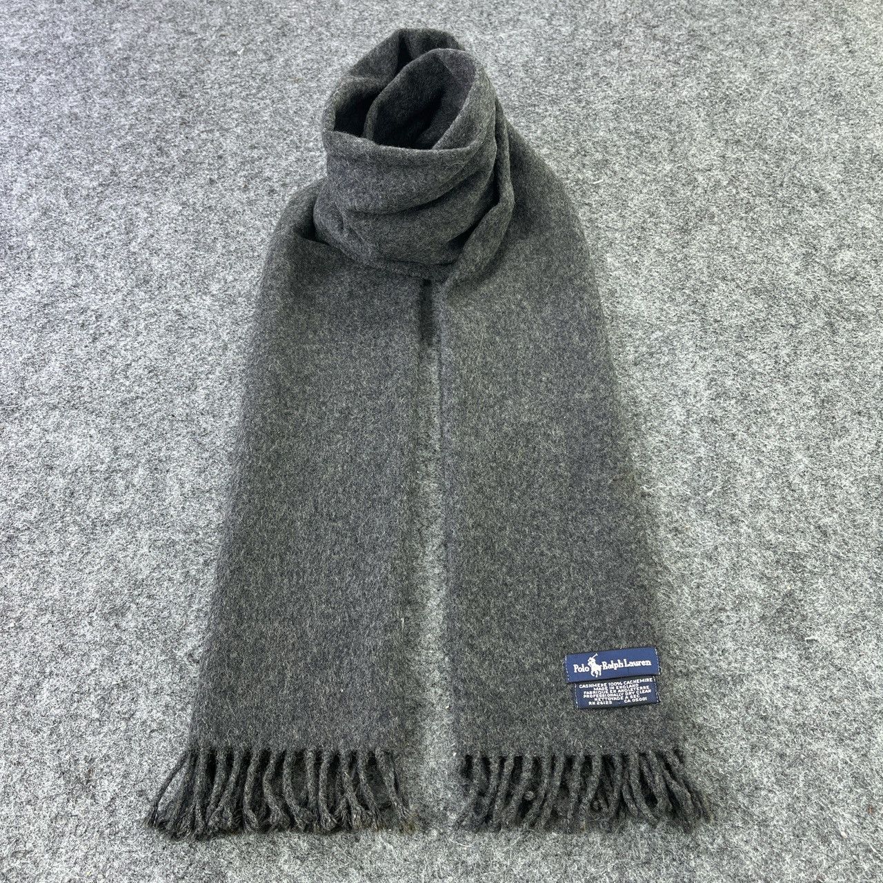 Polo Ralph Lauren × Vintage POLO RALPH LAUREN SCARVES / MUFFLER / NECKWEAR T531 Size ONE SIZE - 1 Thumbnail