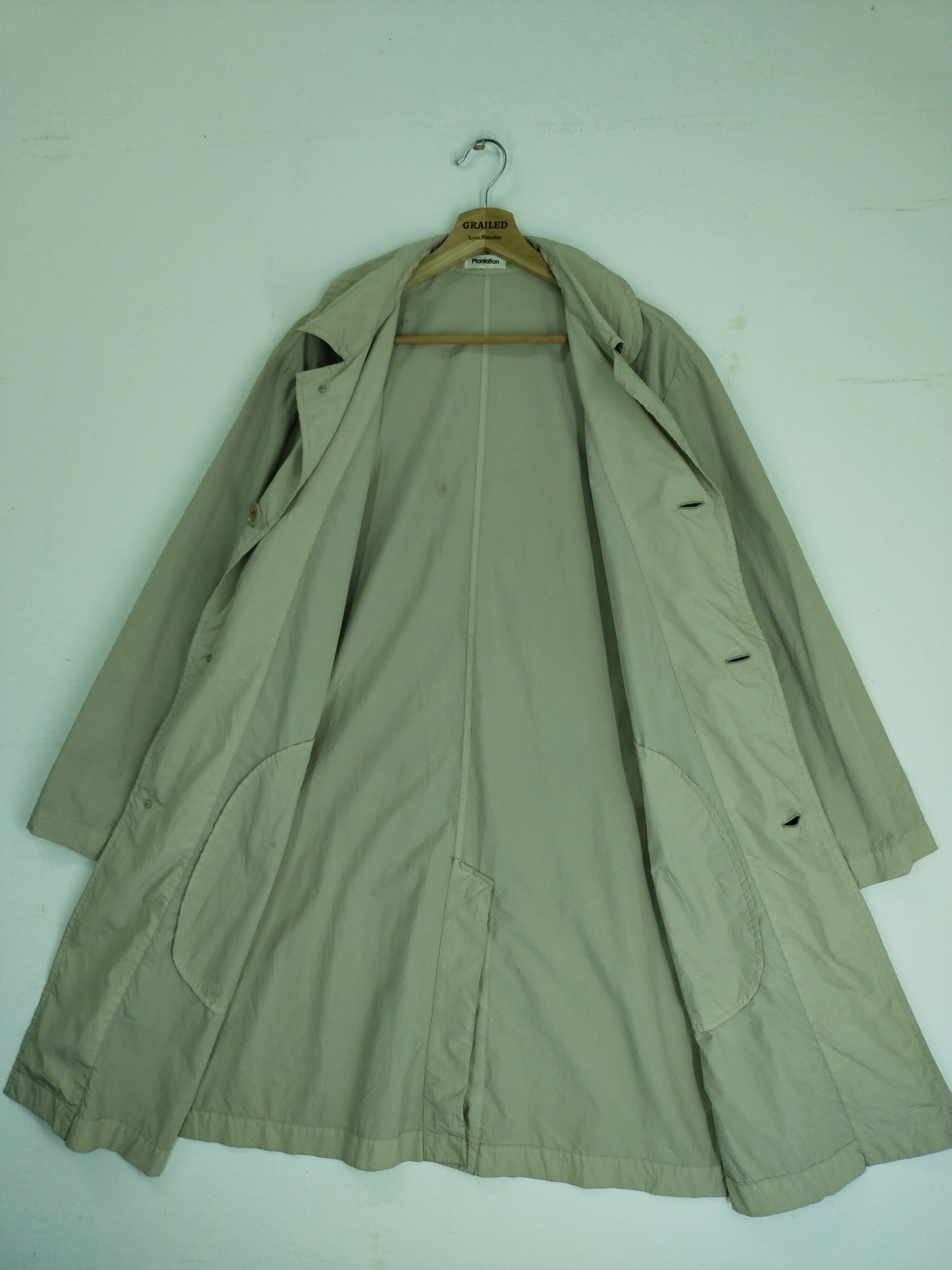 Issey Miyake × Japanese Brand × Vintage Vintage Plantation Trench Coat Jacket Size US M / EU 48-50 / 2 - 9 Thumbnail