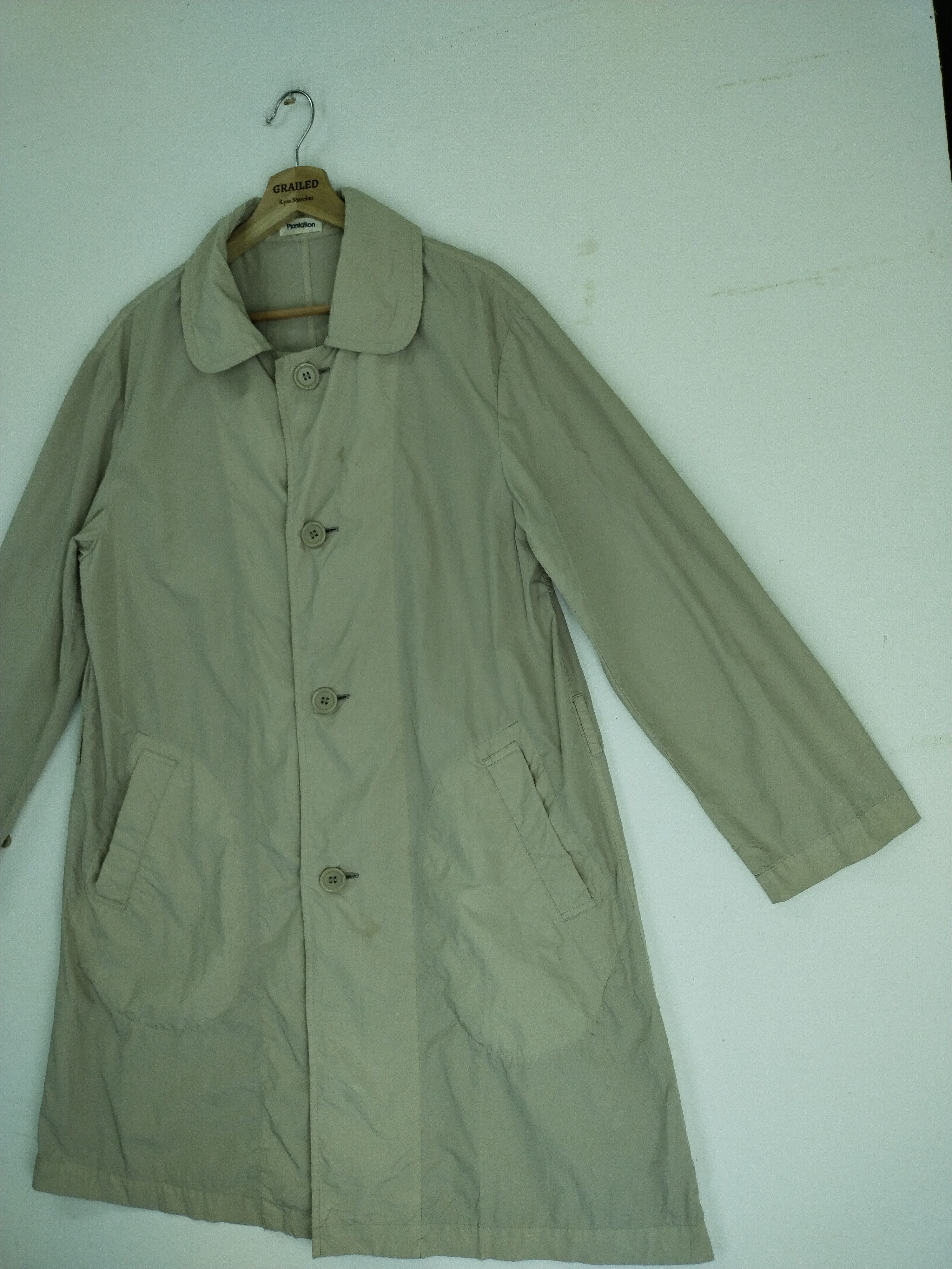 Issey Miyake × Japanese Brand × Vintage Vintage Plantation Trench Coat Jacket Size US M / EU 48-50 / 2 - 3 Thumbnail