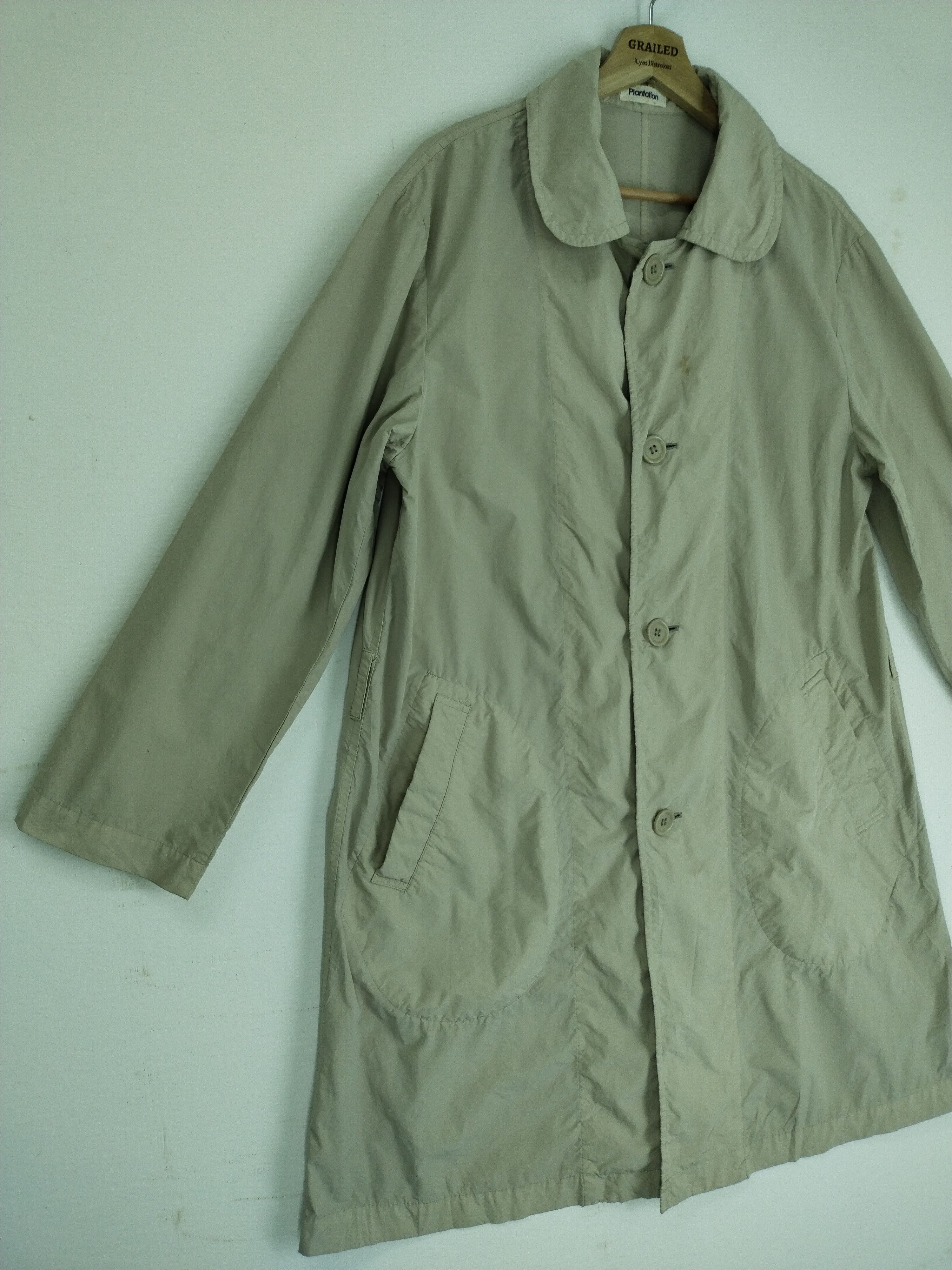 Issey Miyake × Japanese Brand × Vintage Vintage Plantation Trench Coat Jacket Size US M / EU 48-50 / 2 - 2 Thumbnail