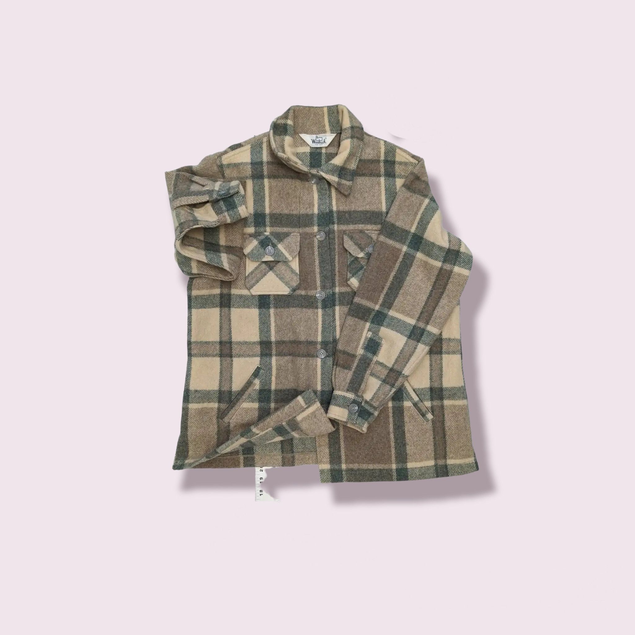 Vintage × Woolrich Woolen Mills RARE Vintage Woolrich Wool Flannel Plaid Jacket Earth Tones Size US L / EU 52-54 / 3 - 2 Thumbnail