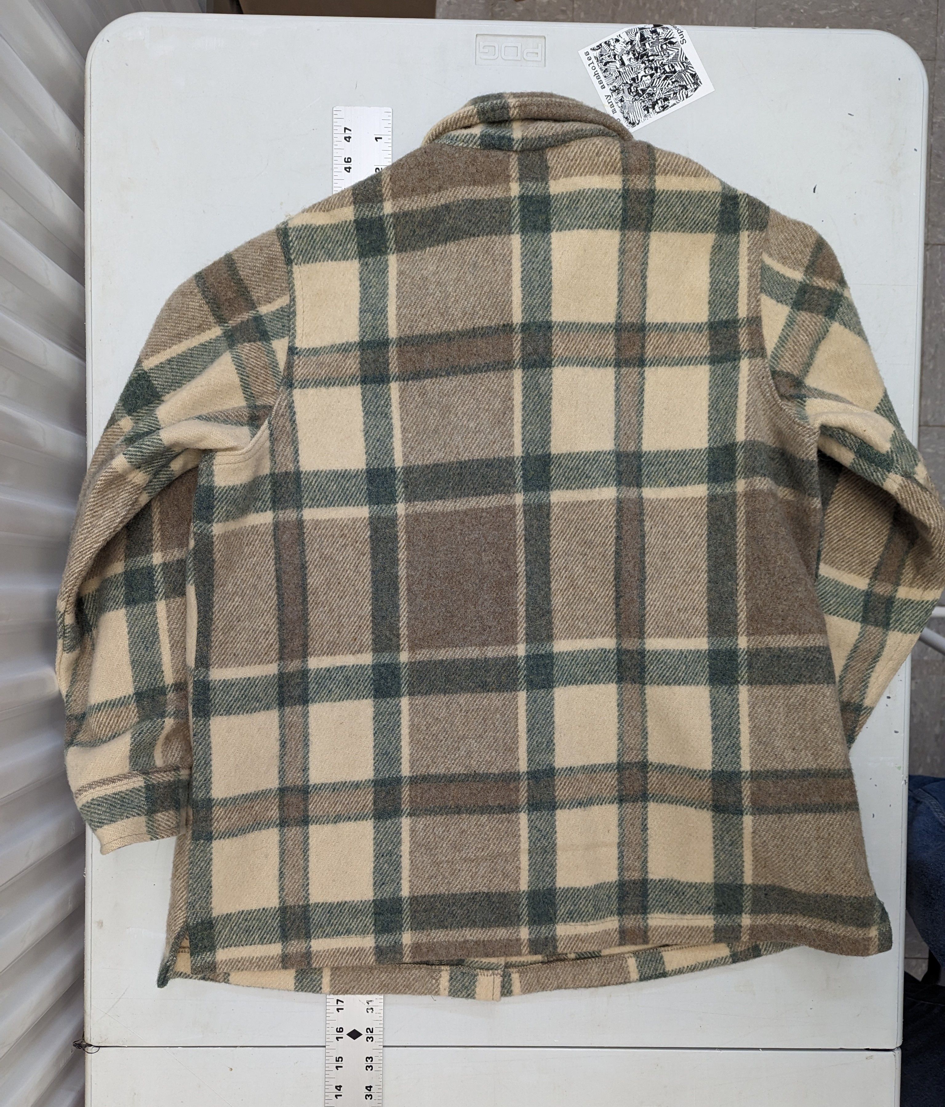 Vintage × Woolrich Woolen Mills RARE Vintage Woolrich Wool Flannel Plaid Jacket Earth Tones Size US L / EU 52-54 / 3 - 4 Thumbnail
