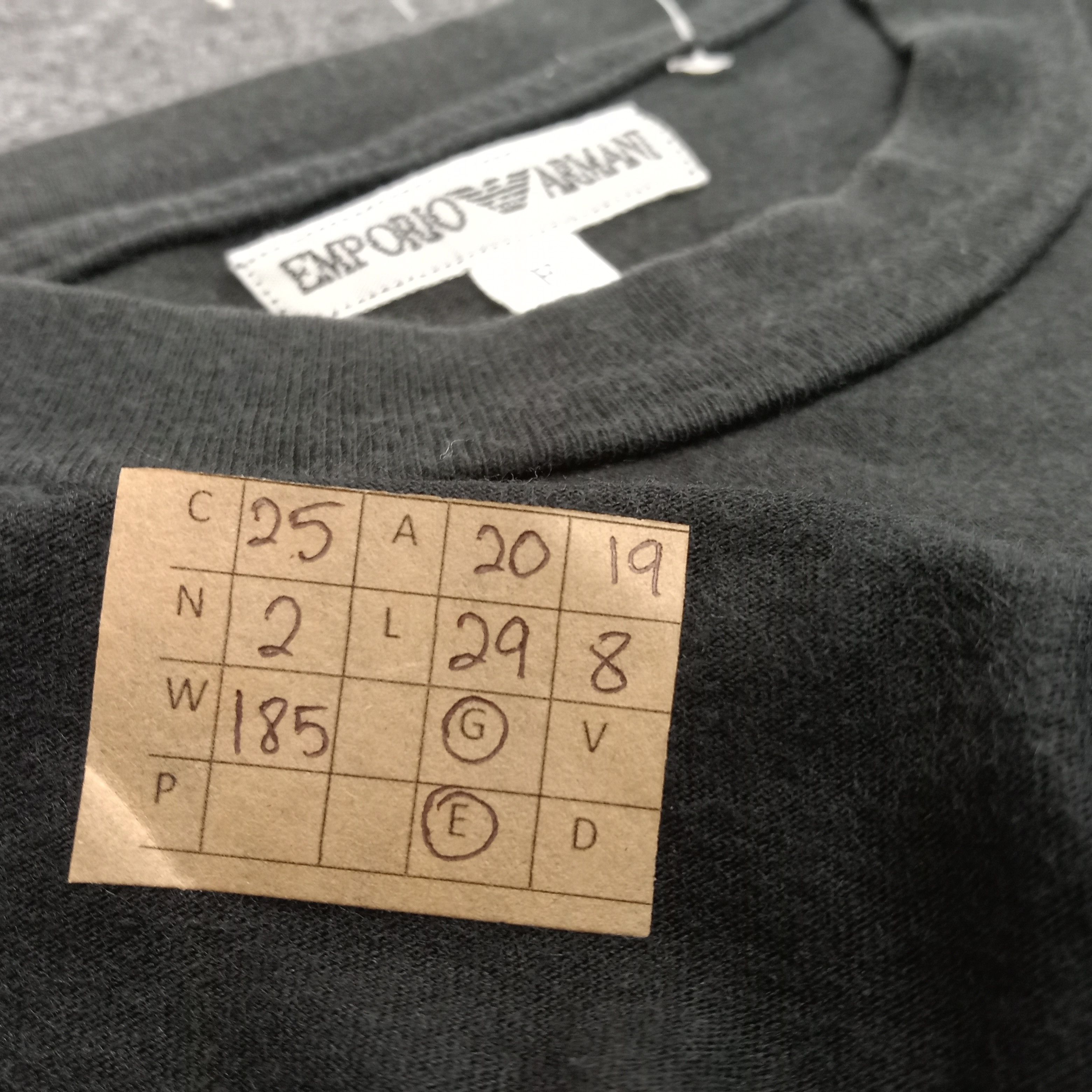 Vintage Emporio Armani Full Design T-shirt