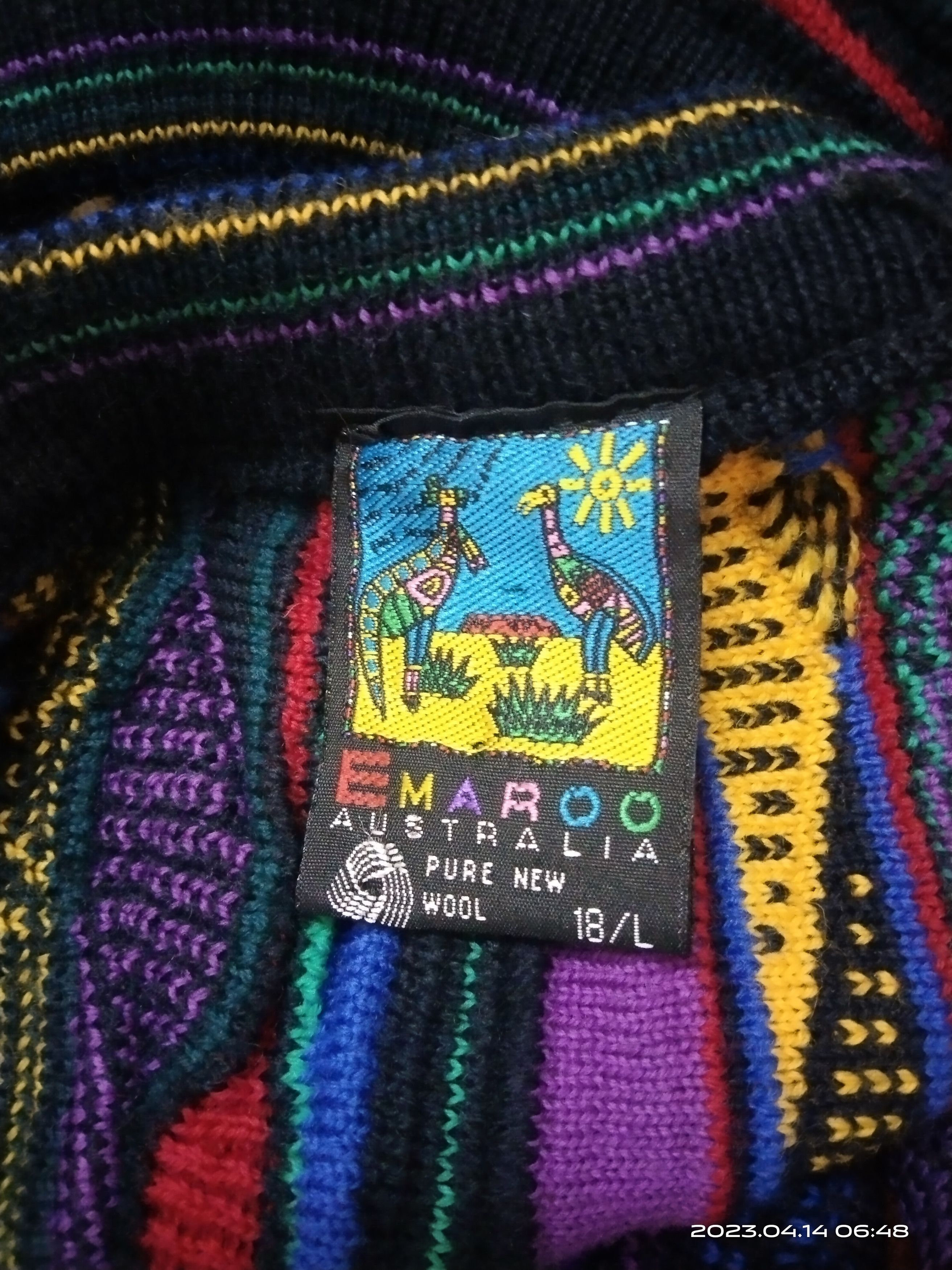 Vintage SNOOP DOGG🔥 HIP HOP FASHION EMAROO 3D KNIT SWEATER PULLOVER Size US L / EU 52-54 / 3 - 5 Thumbnail