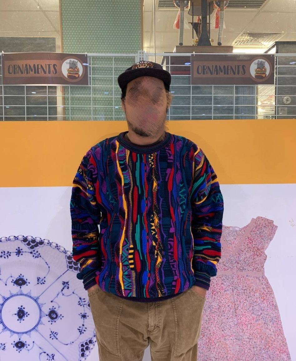 Vintage SNOOP DOGG🔥 HIP HOP FASHION EMAROO 3D KNIT SWEATER PULLOVER Size US L / EU 52-54 / 3 - 2 Thumbnail