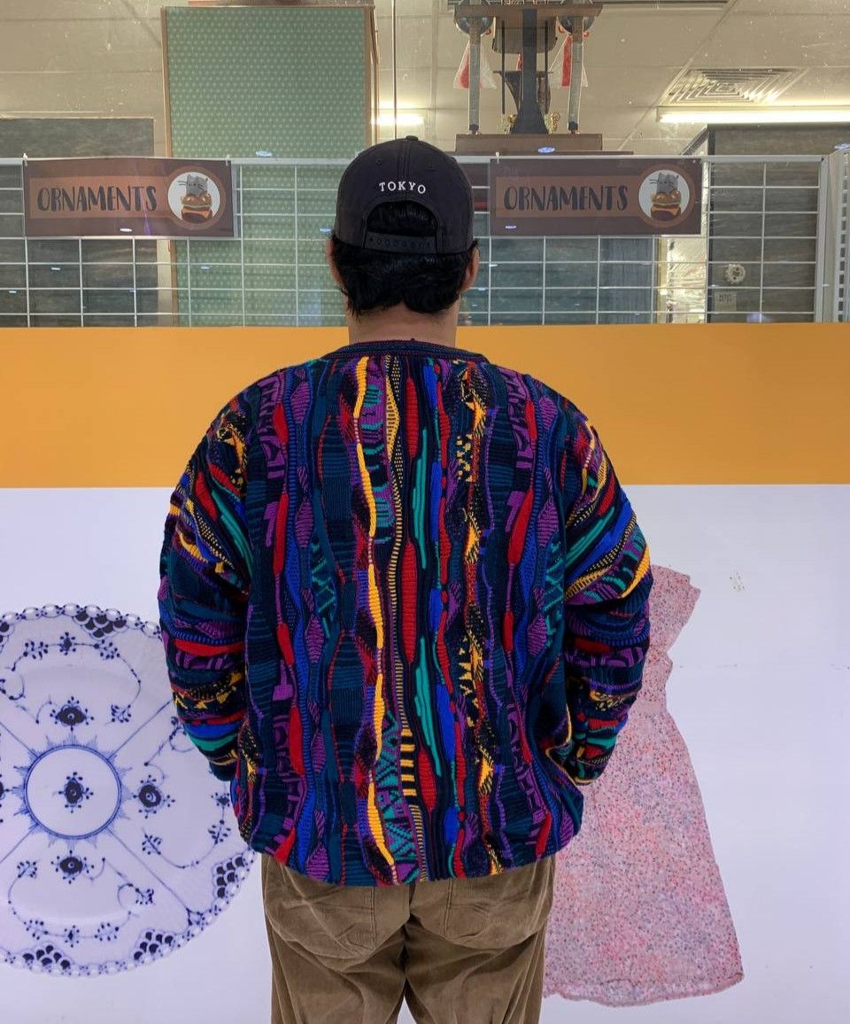 Vintage SNOOP DOGG🔥 HIP HOP FASHION EMAROO 3D KNIT SWEATER PULLOVER Size US L / EU 52-54 / 3 - 4 Thumbnail