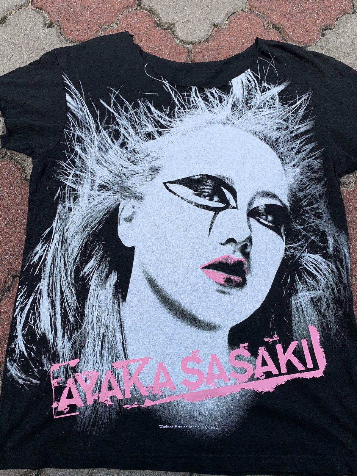 Band Tees Steals! Ayaka Sasaki Japanese Idol Overprint Tee Size US M / EU 48-50 / 2 - 2 Thumbnail