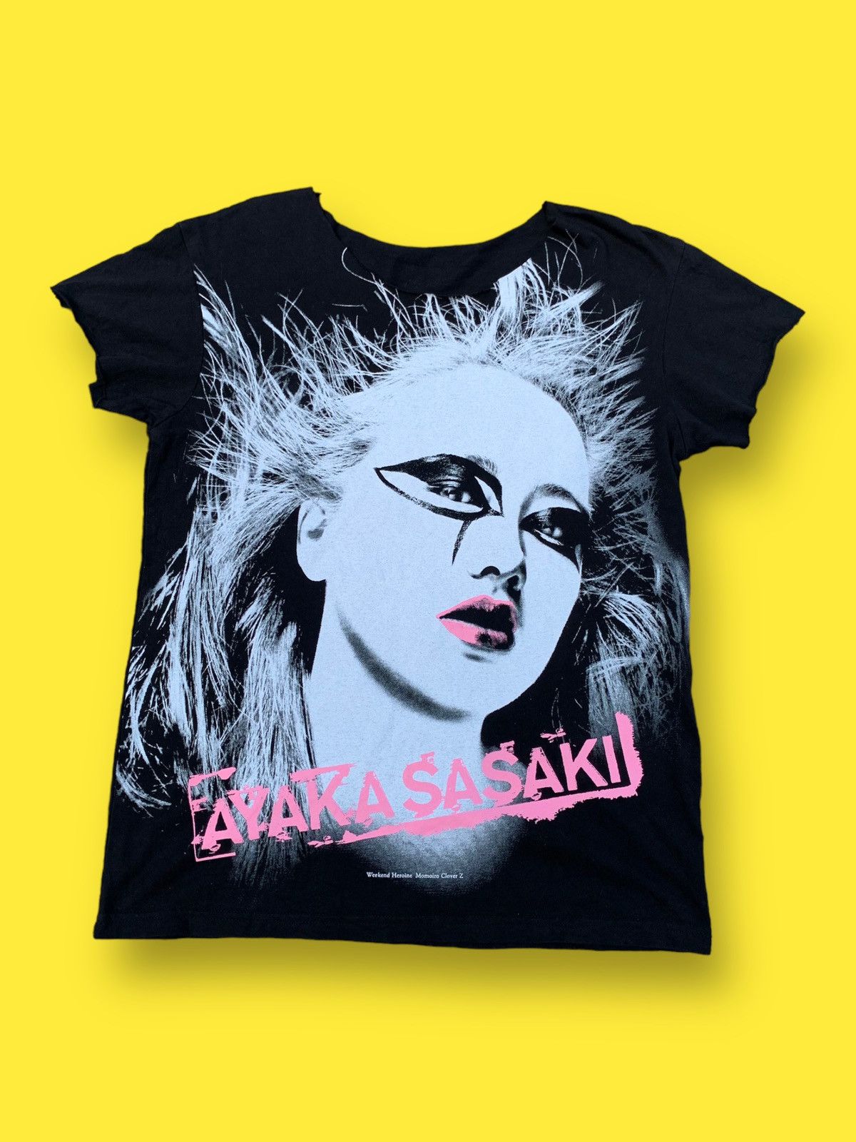 Band Tees Steals! Ayaka Sasaki Japanese Idol Overprint Tee Size US M / EU 48-50 / 2 - 1 Thumbnail