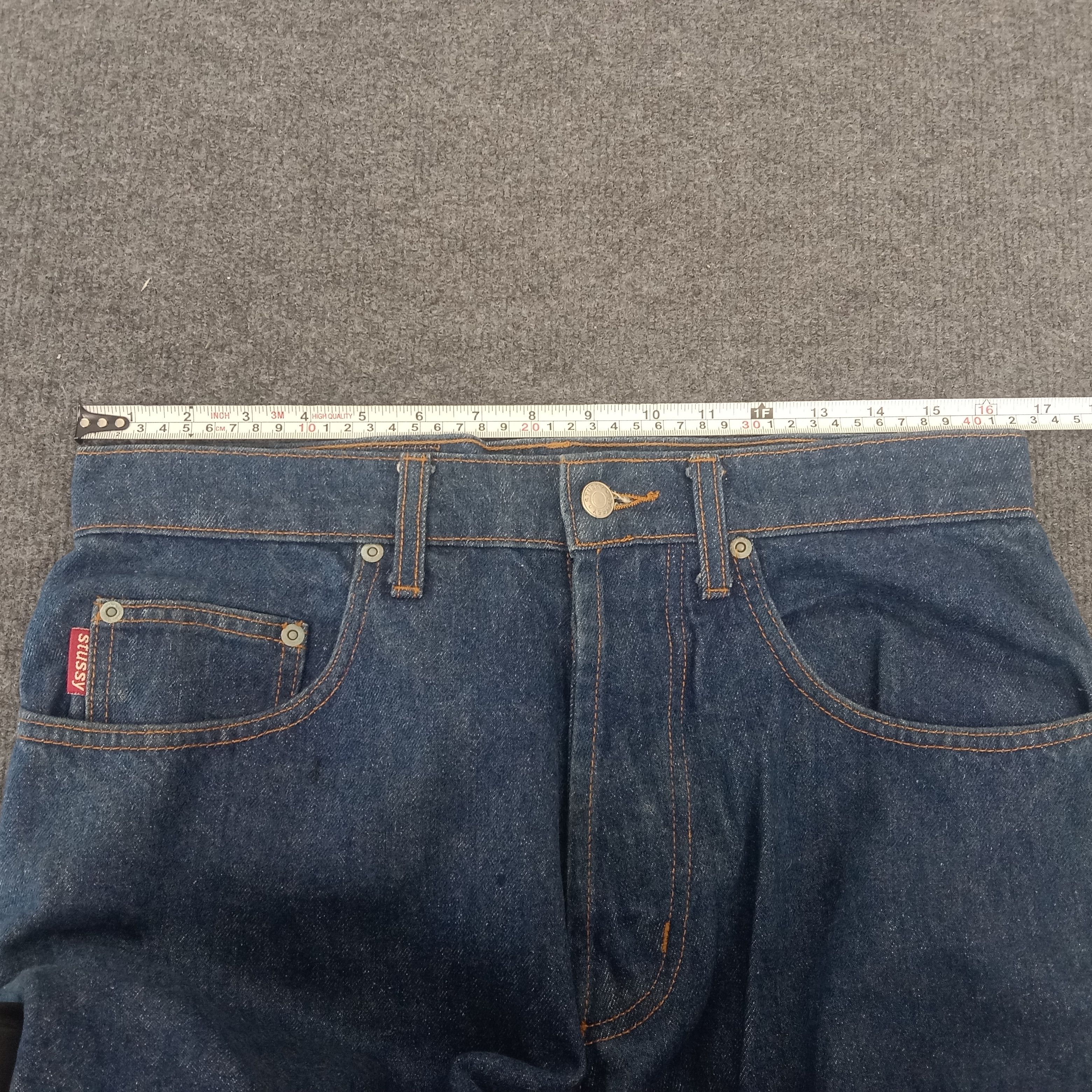 Stussy Stussy Custom Big Logo USA Denim Jeans Size US 33 - 7 Thumbnail