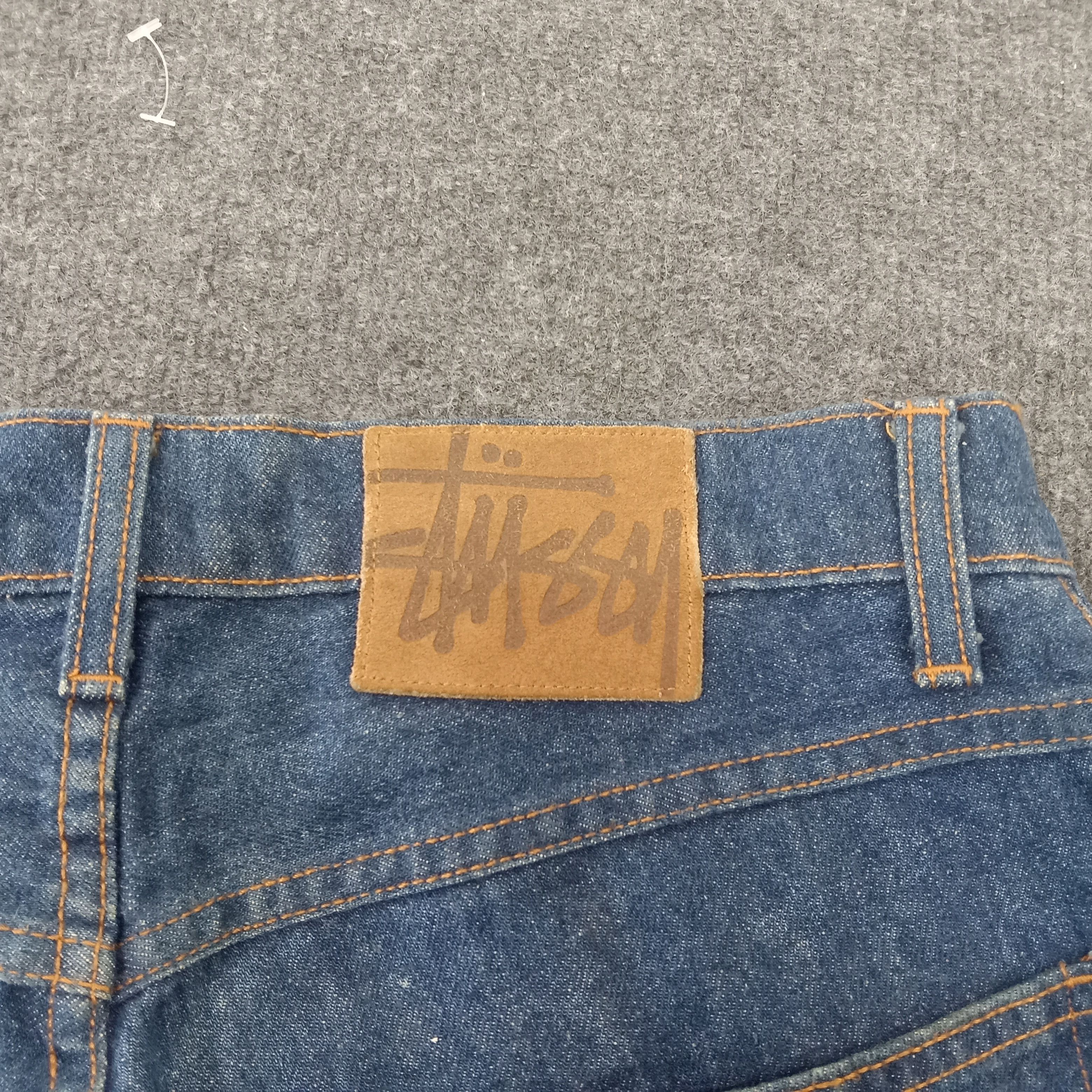 Stussy Stussy Custom Big Logo USA Denim Jeans Size US 33 - 18 Thumbnail