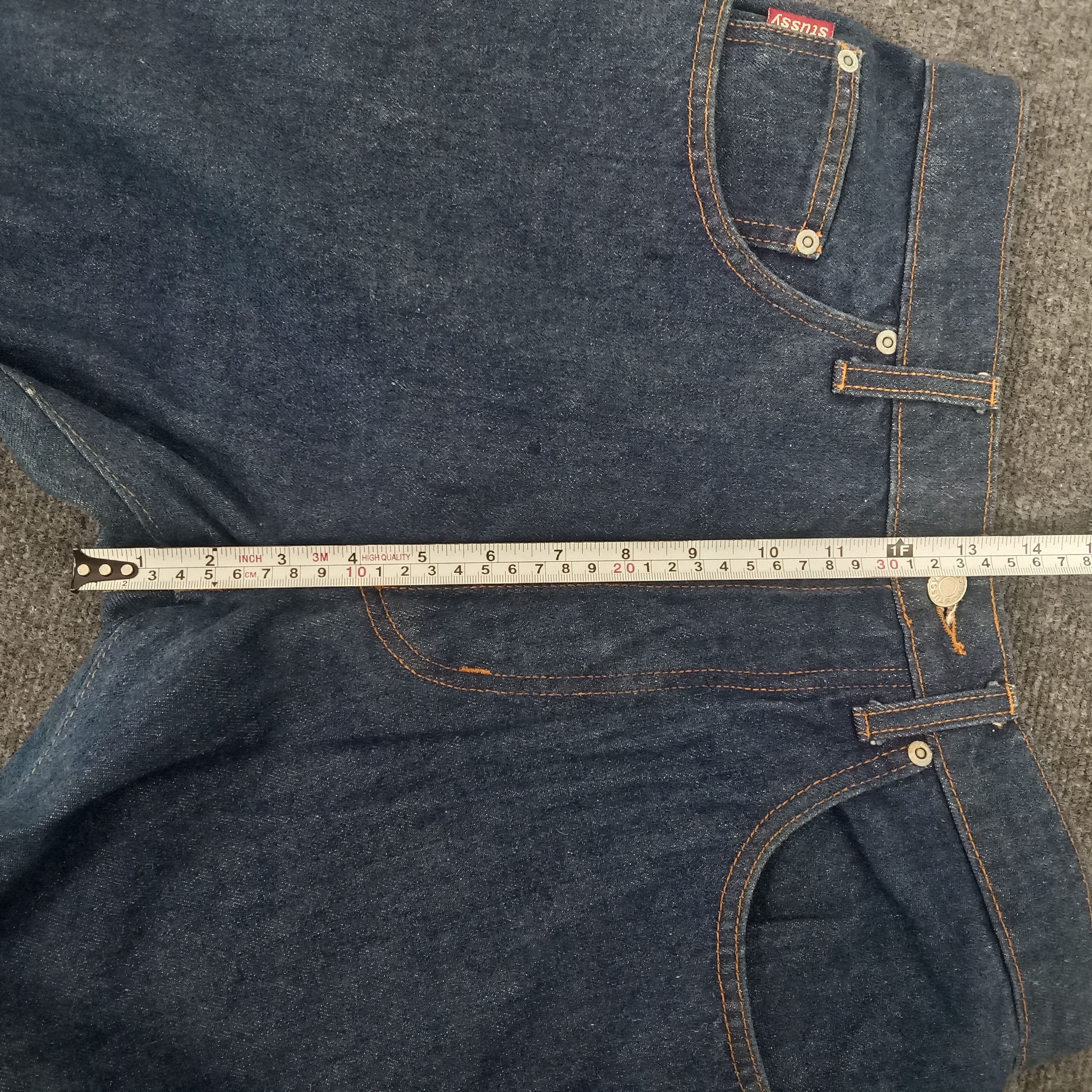Stussy Stussy Custom Big Logo USA Denim Jeans Size US 33 - 8 Thumbnail