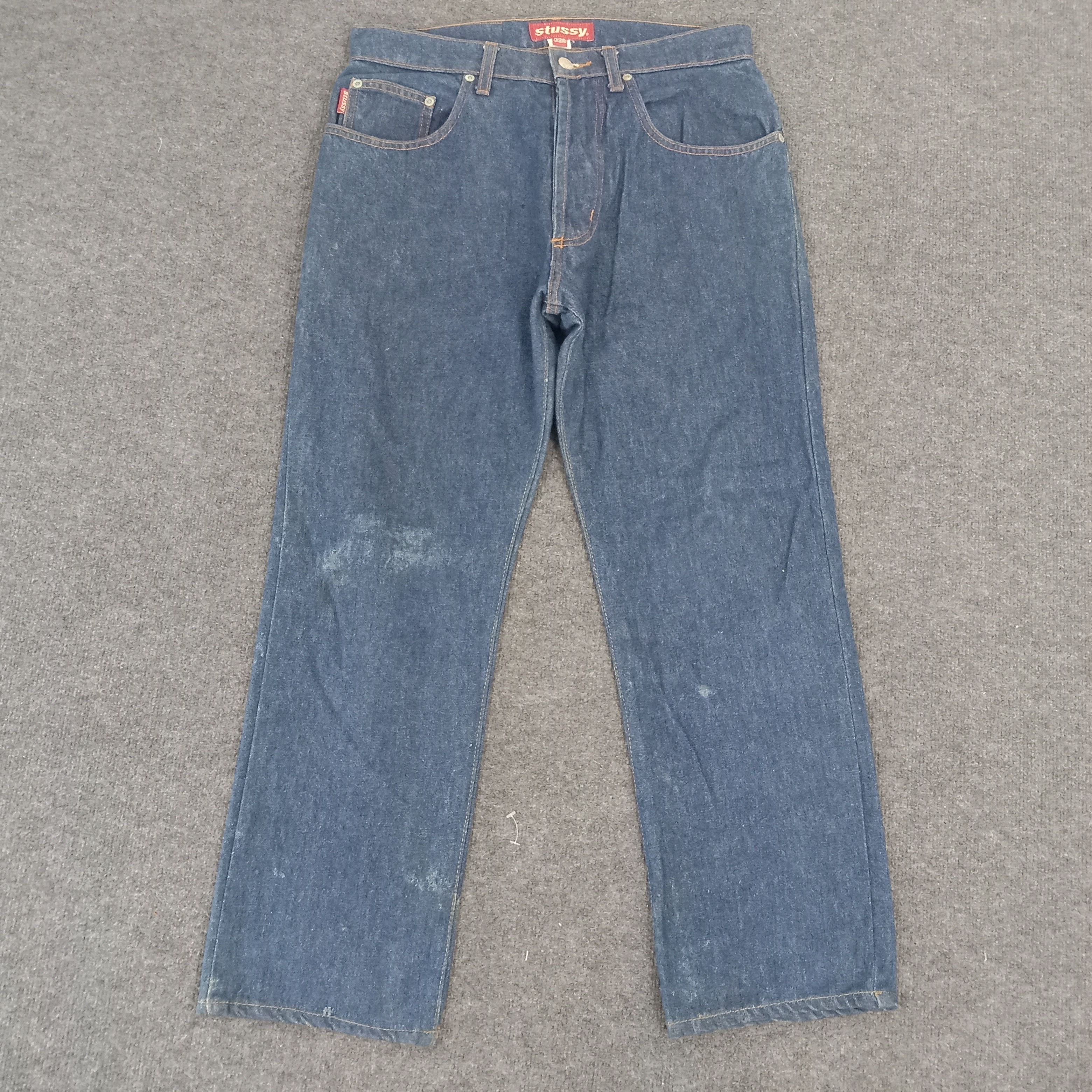 Stussy Stussy Custom Big Logo USA Denim Jeans Size US 33 - 2 Thumbnail